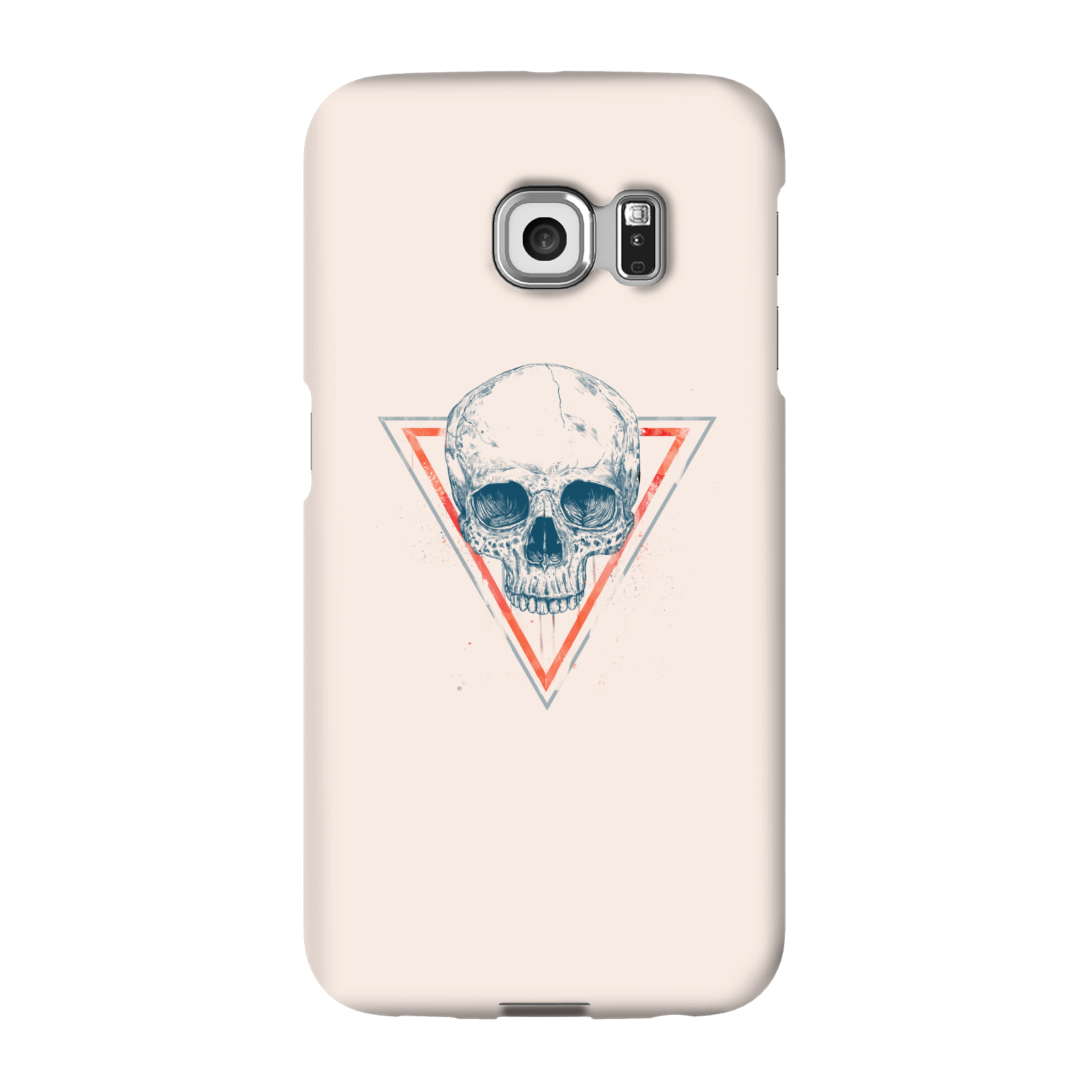 Balazs Solti Skull Phone Case for iPhone and Android - Samsung S6 Edge - Snap Case - Matte