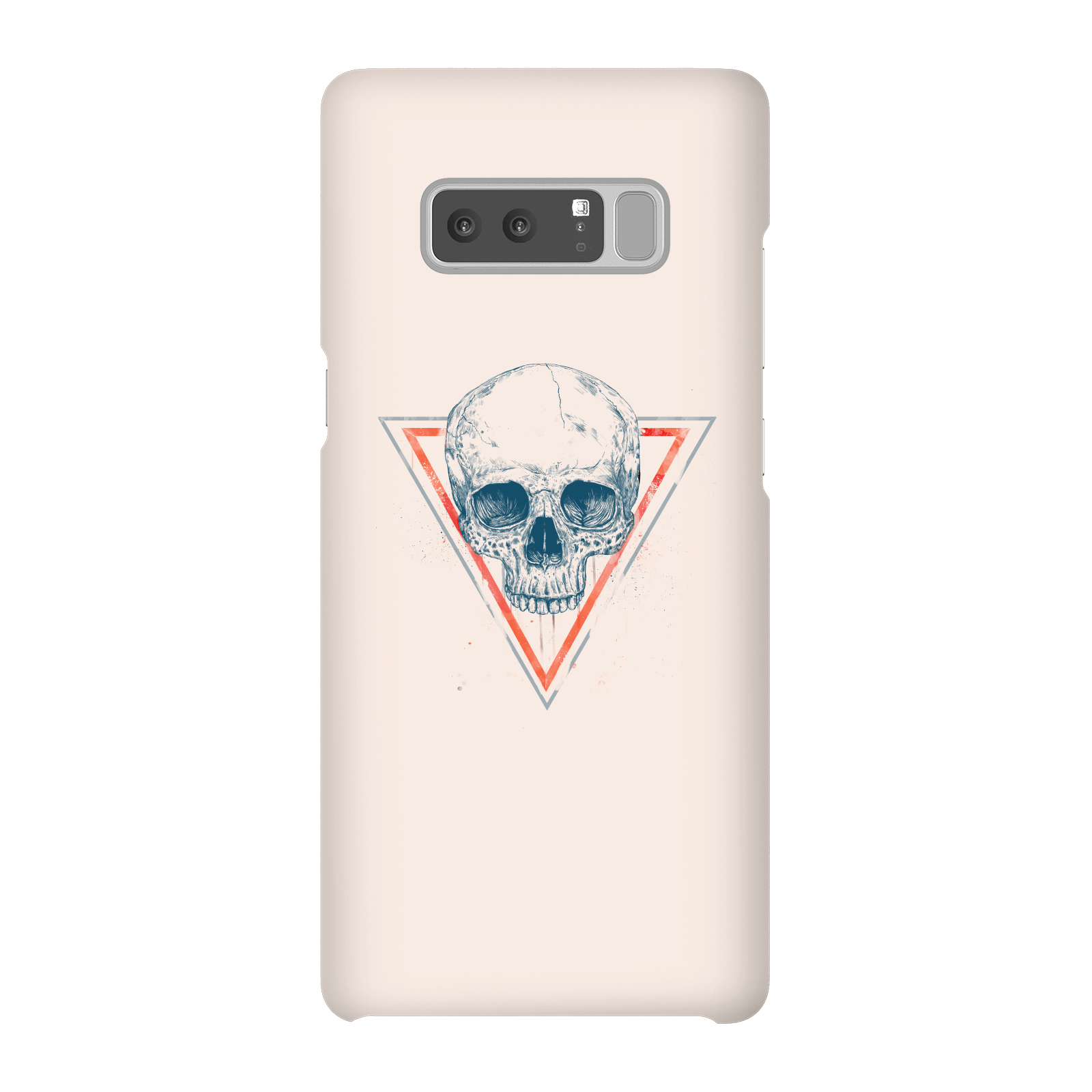 Balazs Solti Skull Phone Case for iPhone and Android - Samsung Note 8 - Snap Case - Matte