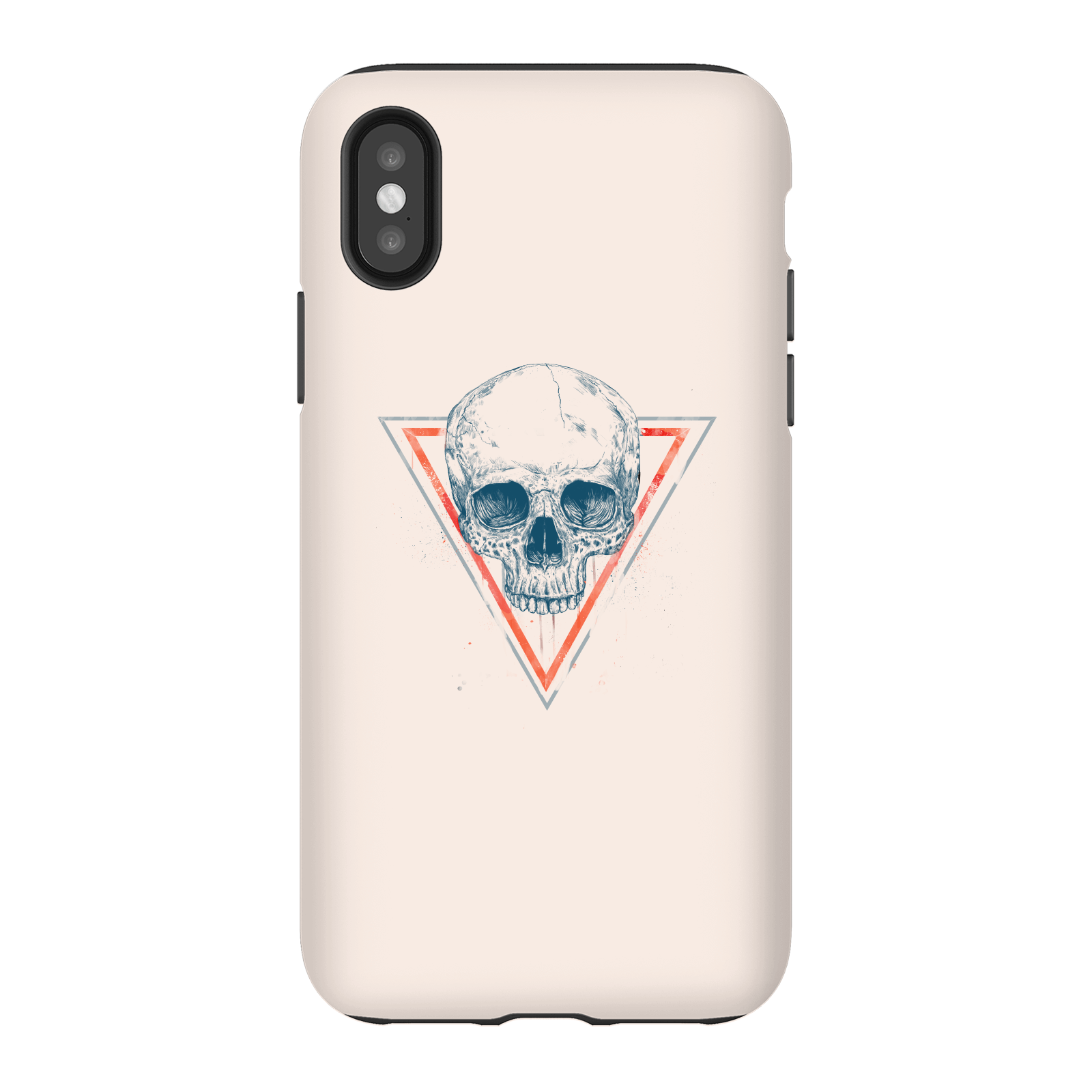 Balazs Solti Skull Phone Case for iPhone and Android - iPhone X - Tough Case - Matte
