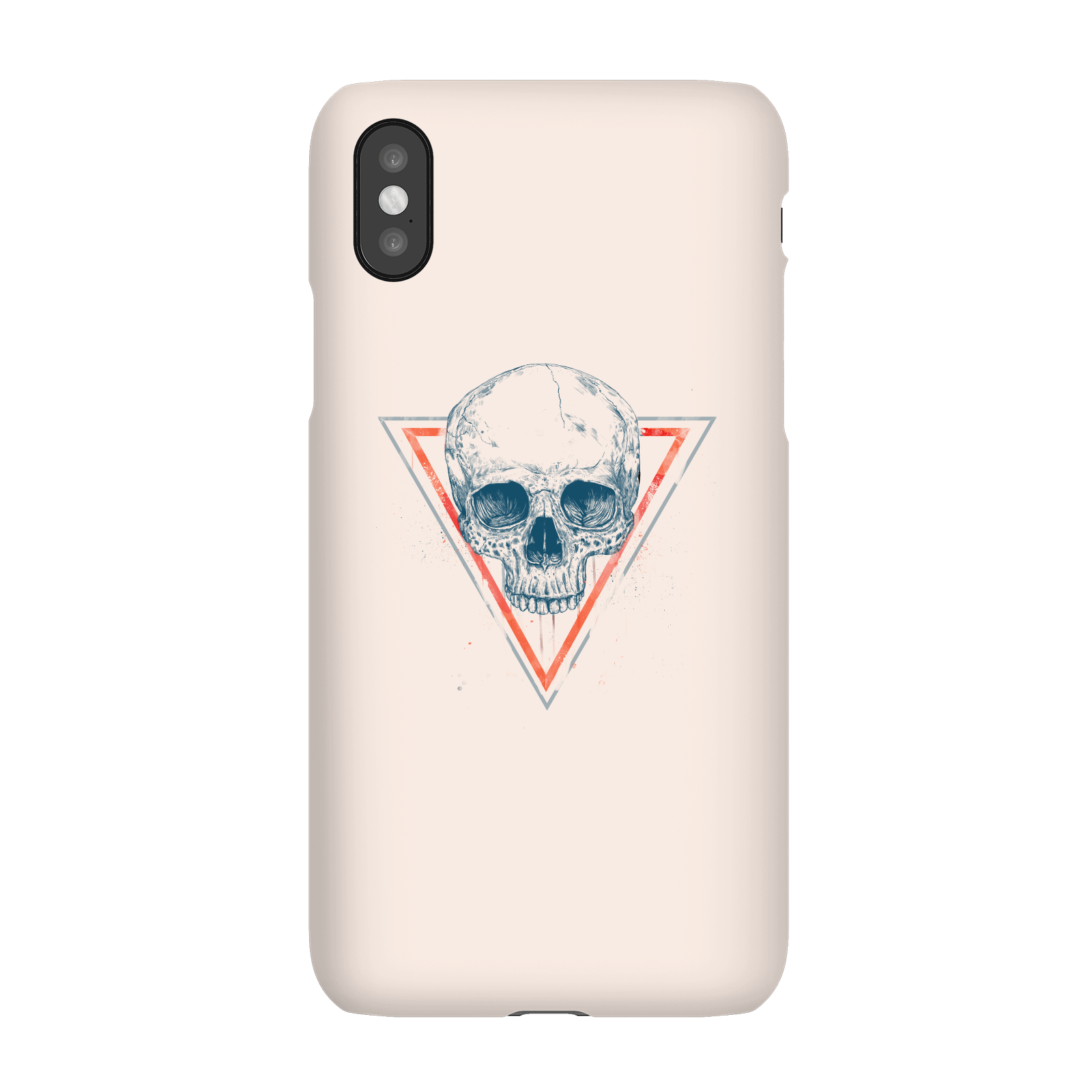 Balazs Solti Skull Phone Case for iPhone and Android - iPhone X - Snap Case - Gloss