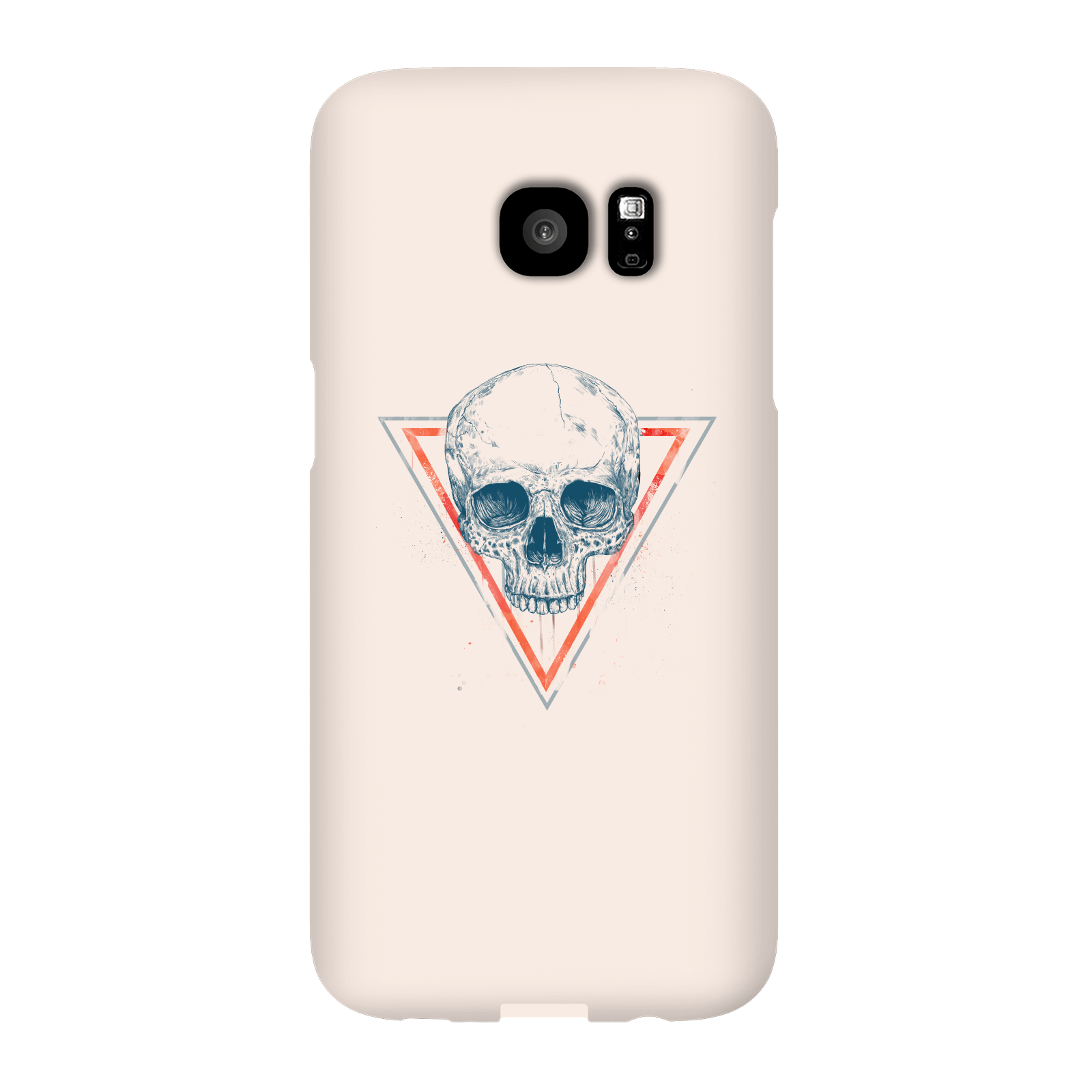 Balazs Solti Skull Phone Case for iPhone and Android - Samsung S7 Edge - Snap Case - Gloss