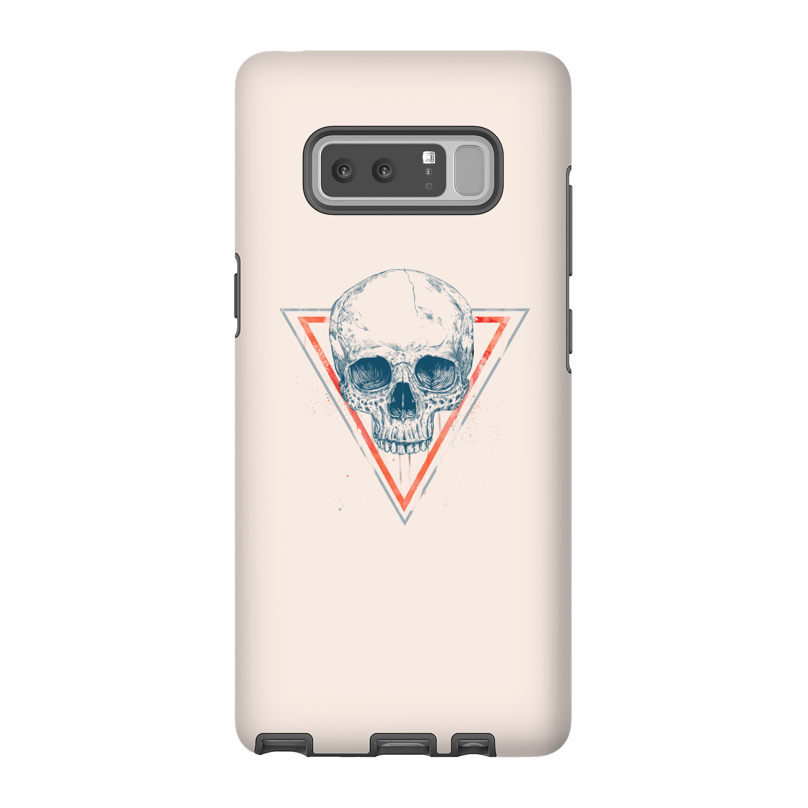 Balazs Solti Skull Phone Case for iPhone and Android - Samsung Note 8 - Tough Case - Gloss