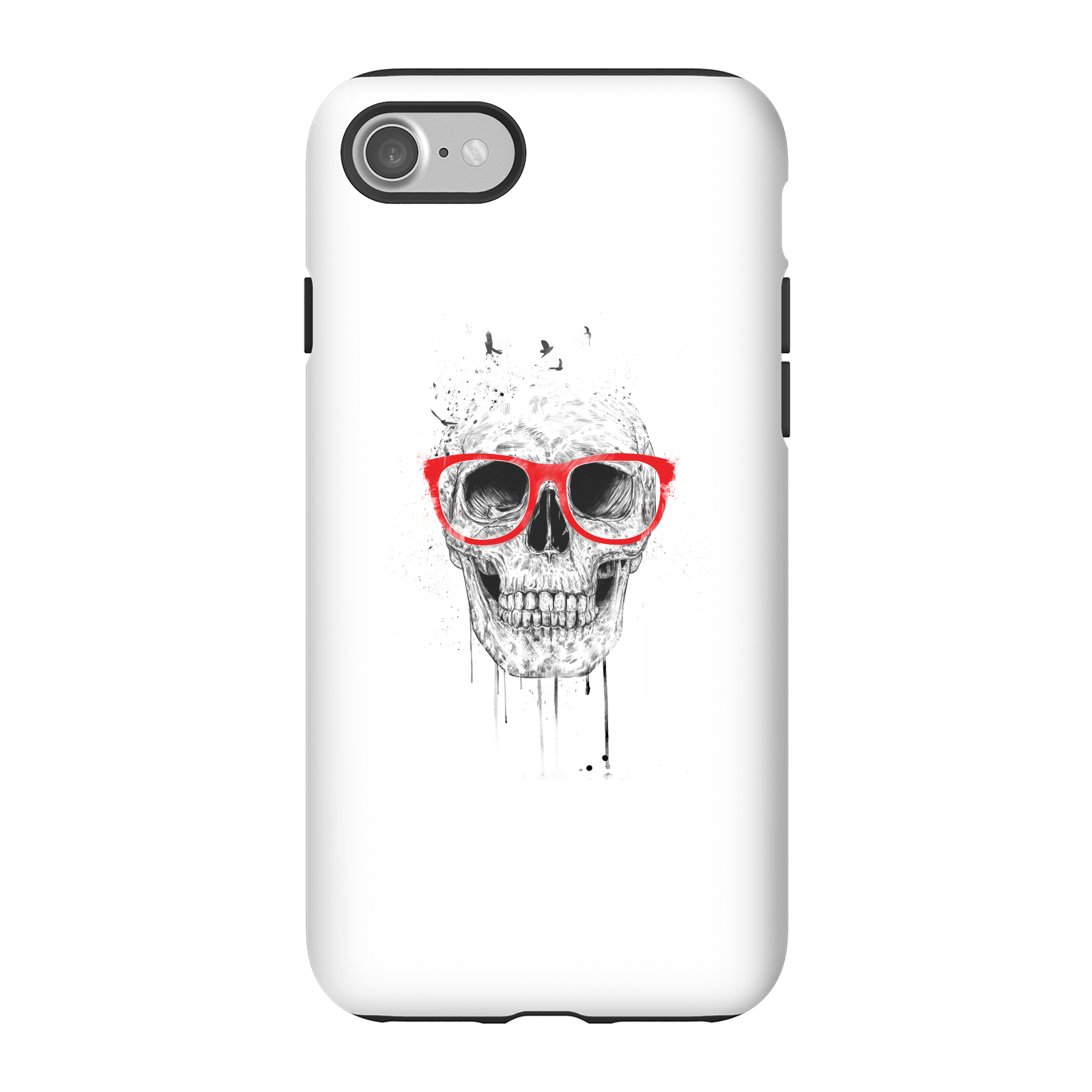 Balazs Solti Skull And Glasses Phone Case for iPhone and Android - iPhone 7 - Tough Case - Gloss
