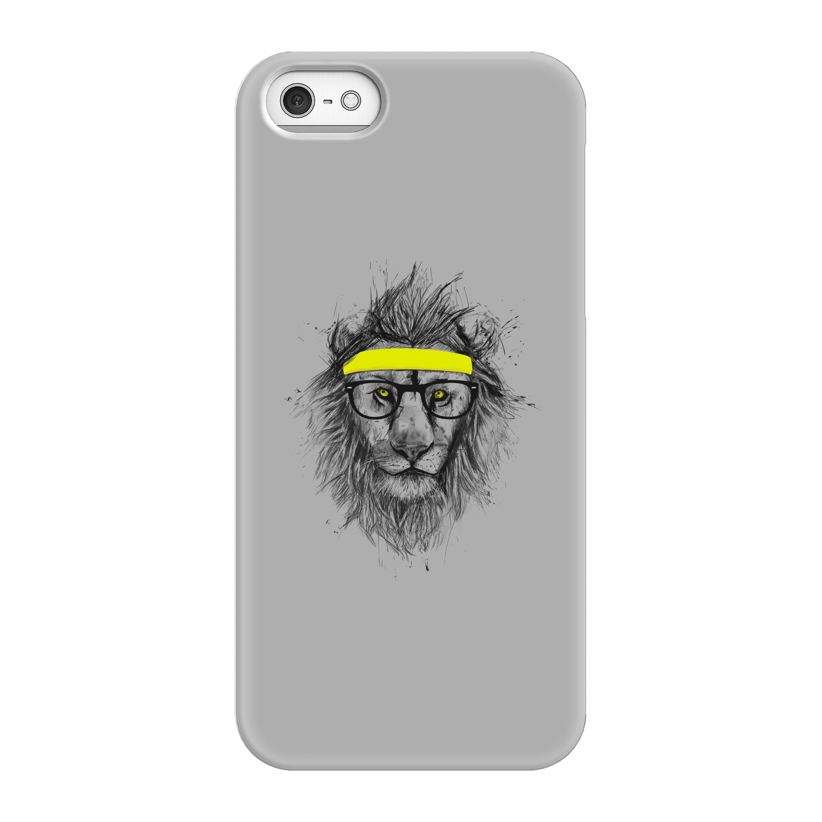 Balazs Solti Lion And Sweatband Phone Case for iPhone and Android - iPhone 5/5s - Snap Case - Matte