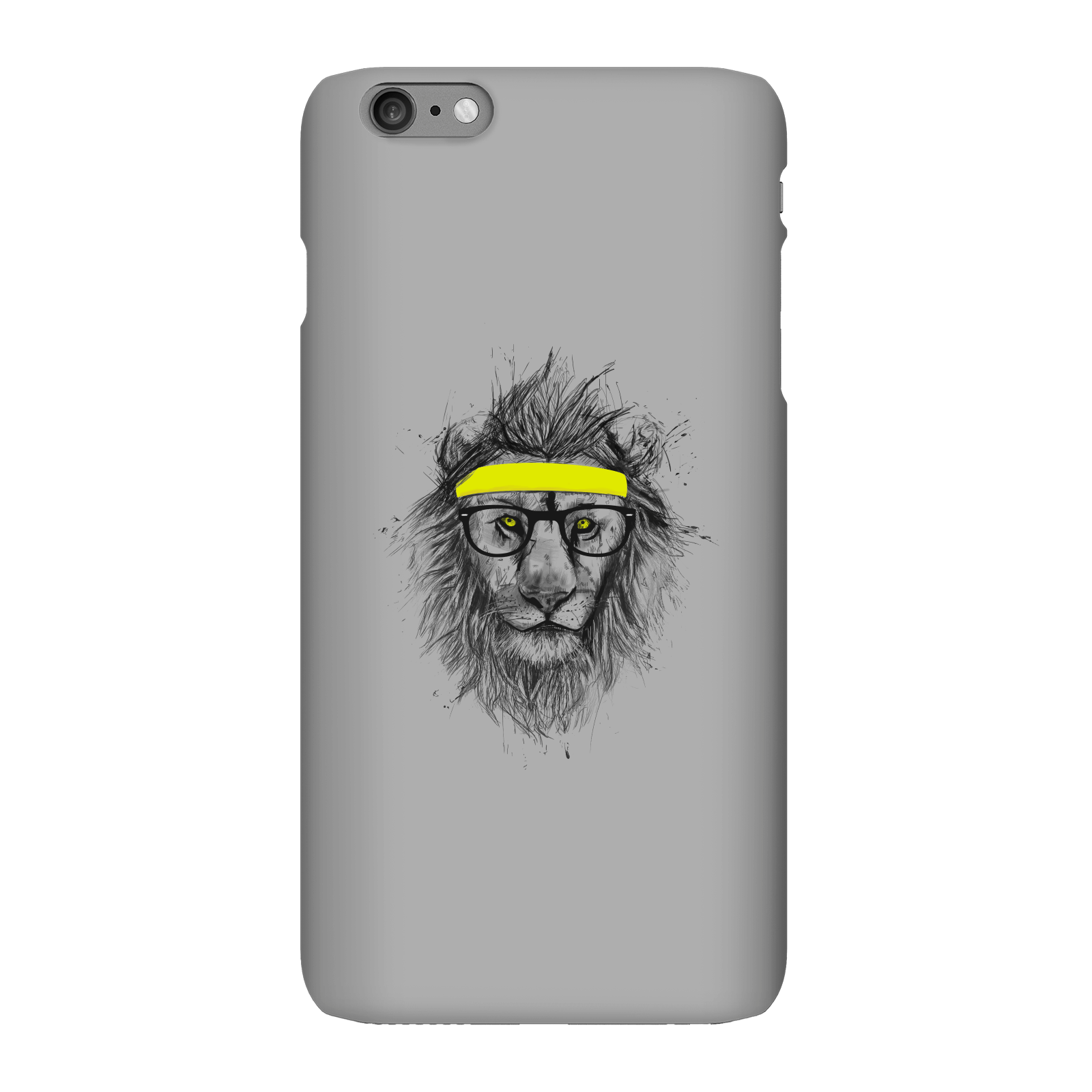 Balazs Solti Lion And Sweatband Phone Case for iPhone and Android - iPhone 6 Plus - Snap Case - Matte