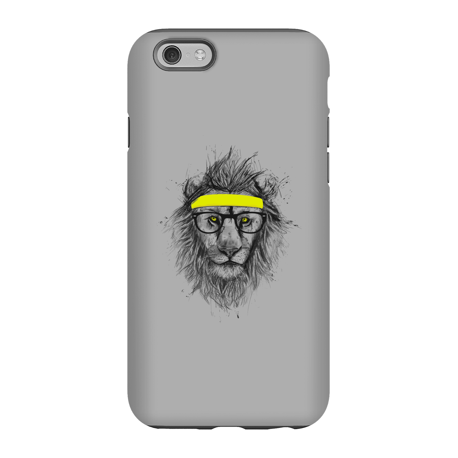 Balazs Solti Lion And Sweatband Phone Case for iPhone and Android - iPhone 6S - Tough Case - Matte