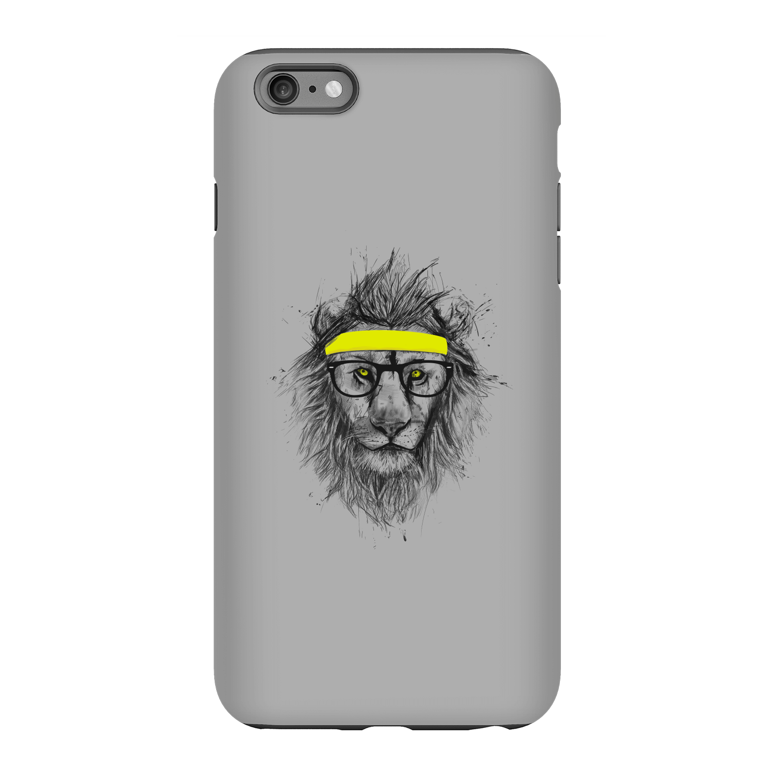 Balazs Solti Lion And Sweatband Phone Case for iPhone and Android - iPhone 6 Plus - Tough Case - Matte