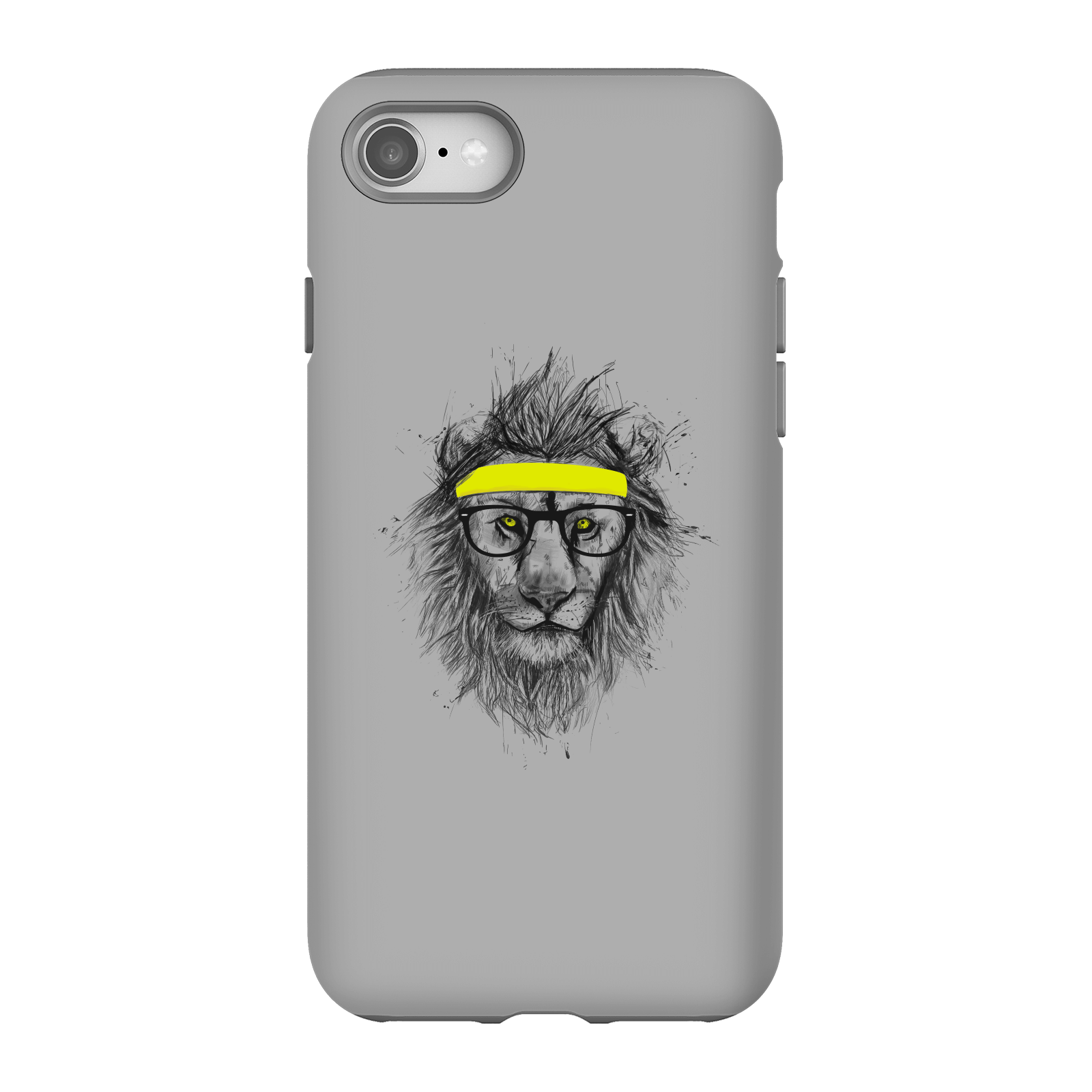 Balazs Solti Lion And Sweatband Phone Case for iPhone and Android - iPhone 8 - Tough Case - Matte