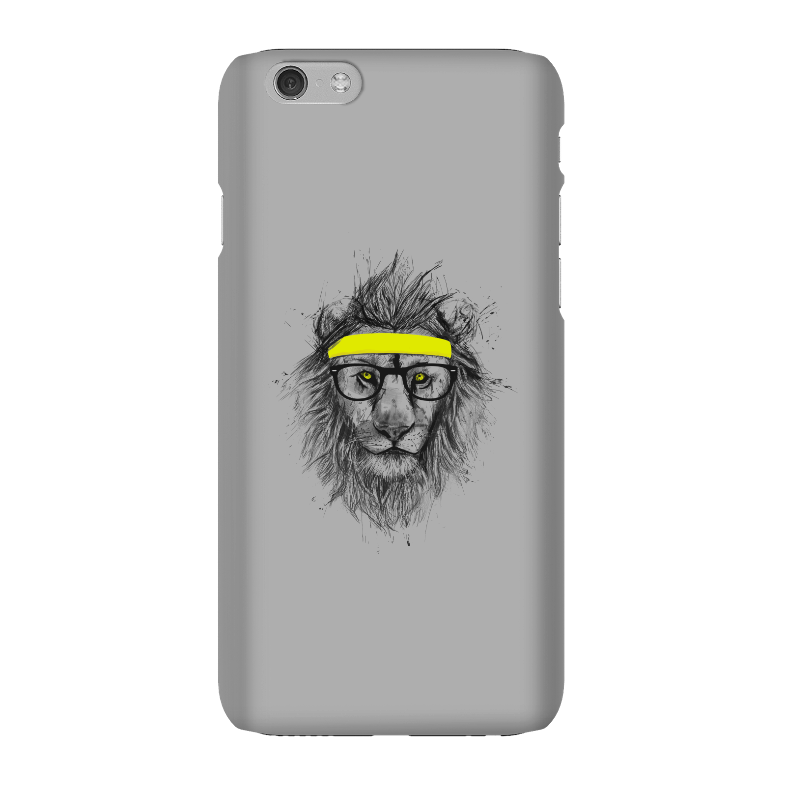 Balazs Solti Lion And Sweatband Phone Case for iPhone and Android - iPhone 6 - Snap Case - Gloss
