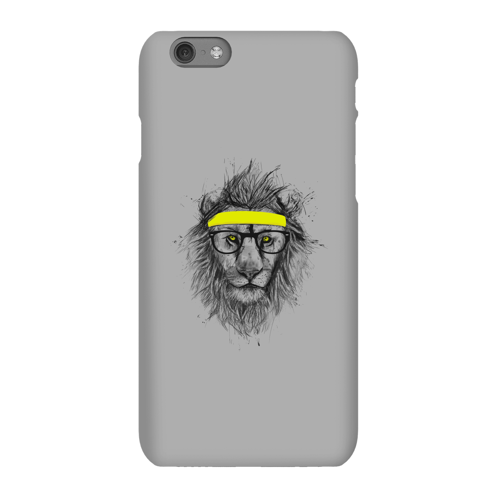 Balazs Solti Lion And Sweatband Phone Case for iPhone and Android - iPhone 6S - Snap Case - Gloss