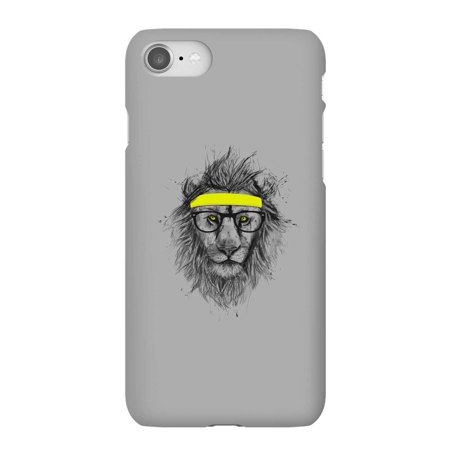 Balazs Solti Lion And Sweatband Phone Case for iPhone and Android - iPhone 8 - Snap Case - Gloss