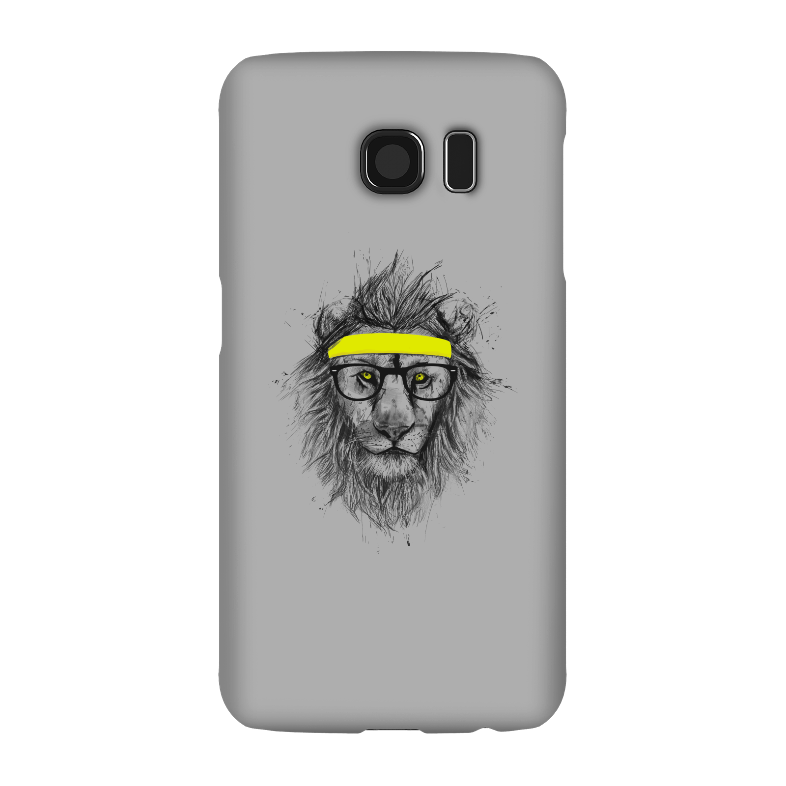 Balazs Solti Lion And Sweatband Phone Case for iPhone and Android - Samsung S6 - Snap Case - Gloss