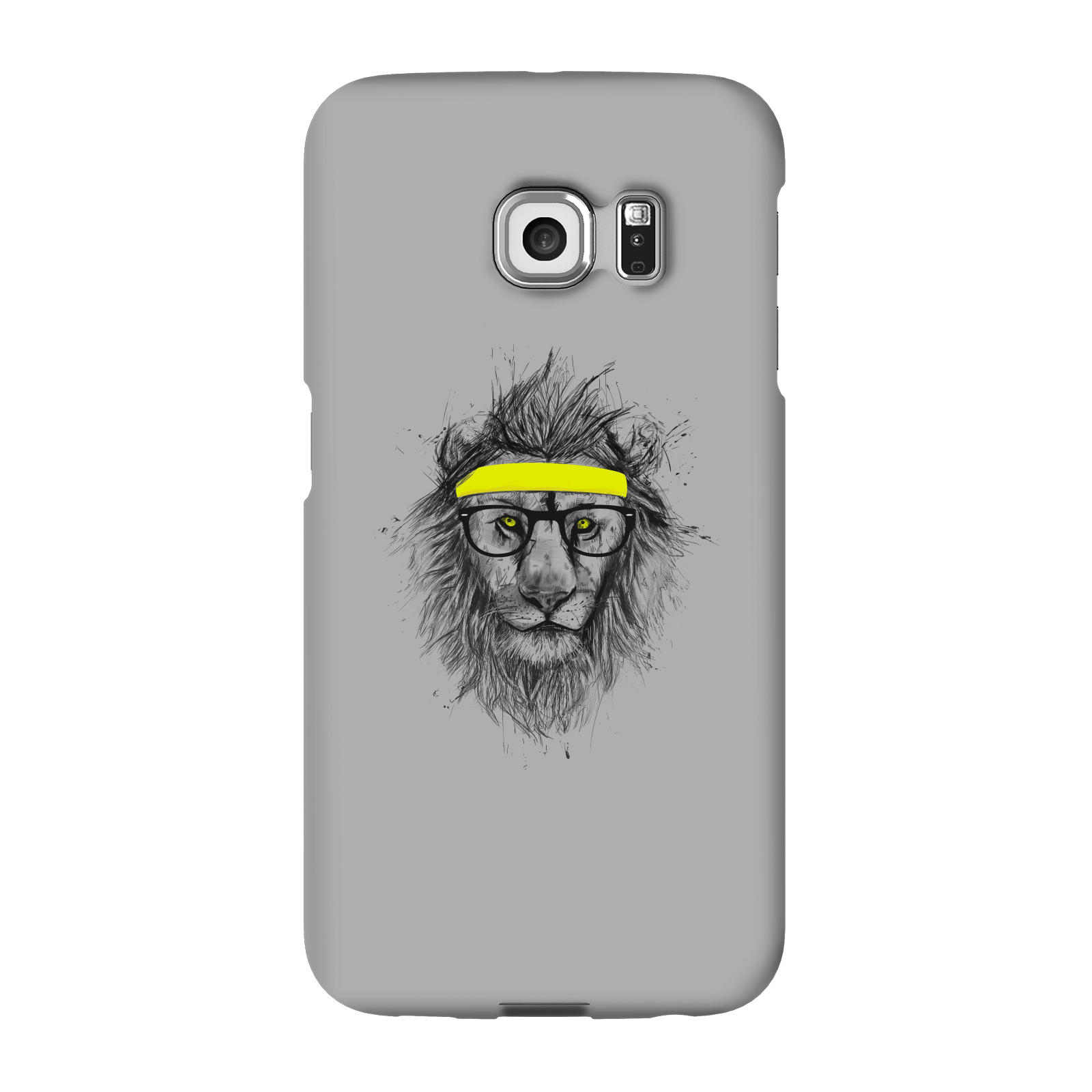 Balazs Solti Lion And Sweatband Phone Case for iPhone and Android - Samsung S6 Edge Plus - Snap Case - Gloss
