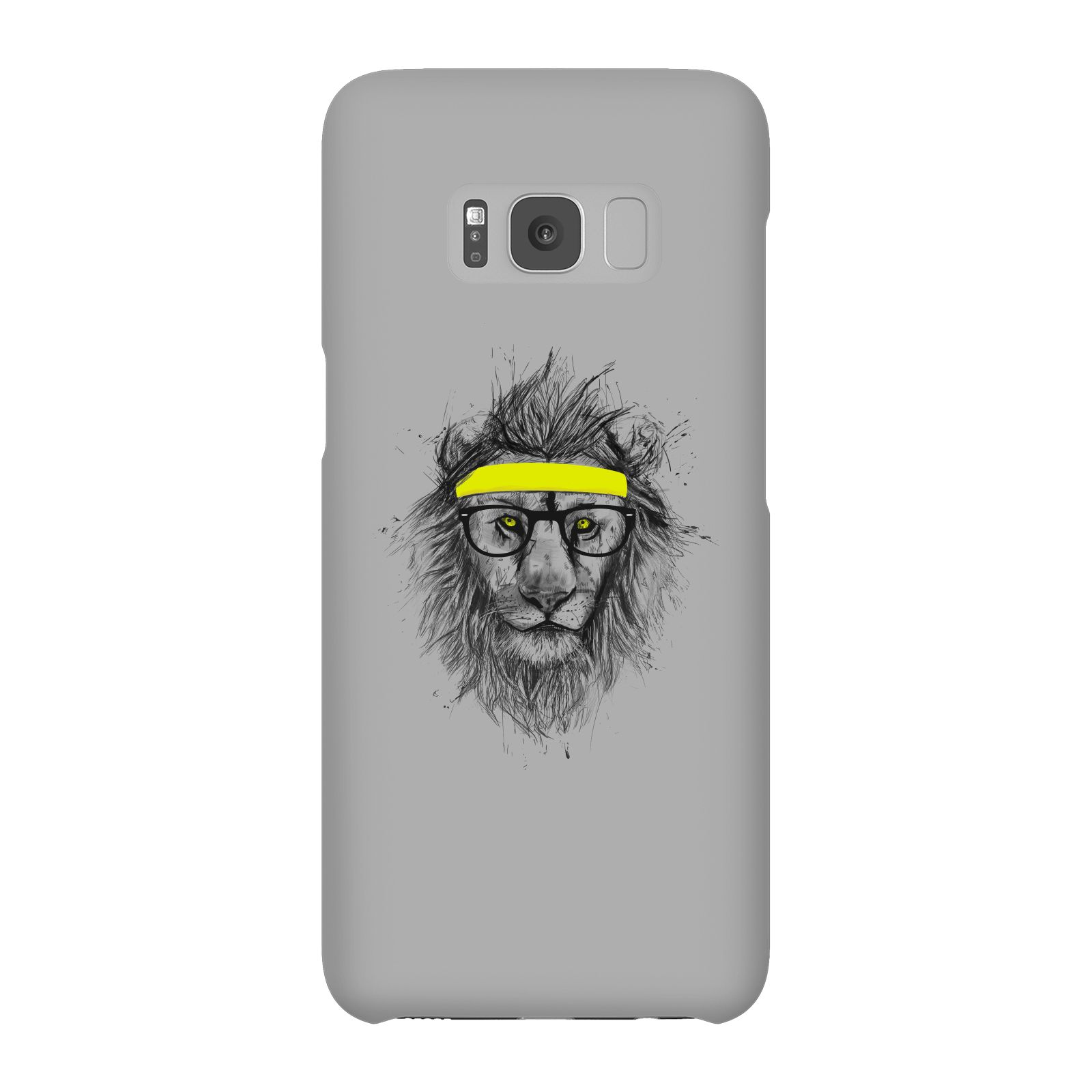 Balazs Solti Lion And Sweatband Phone Case for iPhone and Android - Samsung S8 - Snap Case - Gloss
