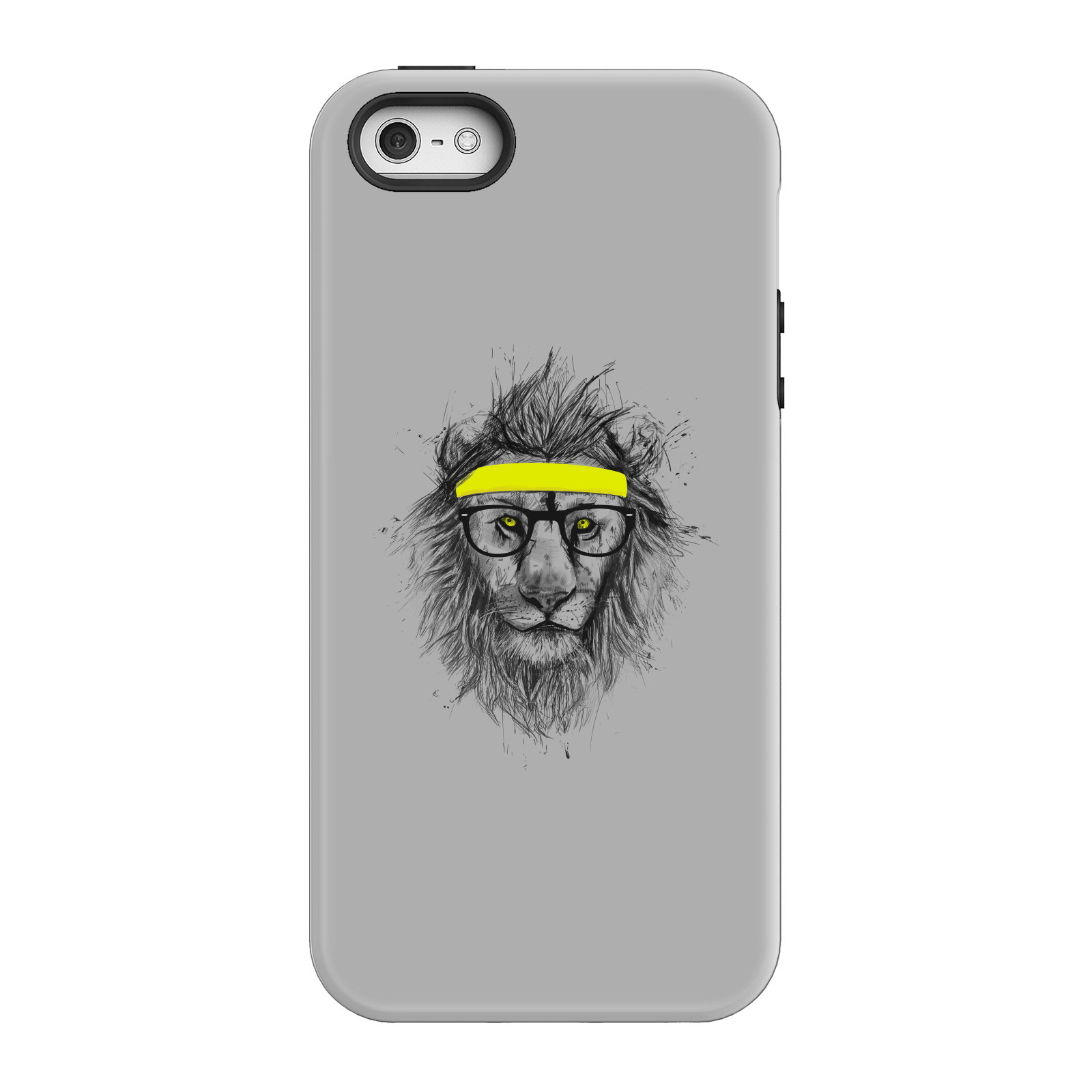 Balazs Solti Lion And Sweatband Phone Case for iPhone and Android - iPhone 5/5s - Tough Case - Gloss