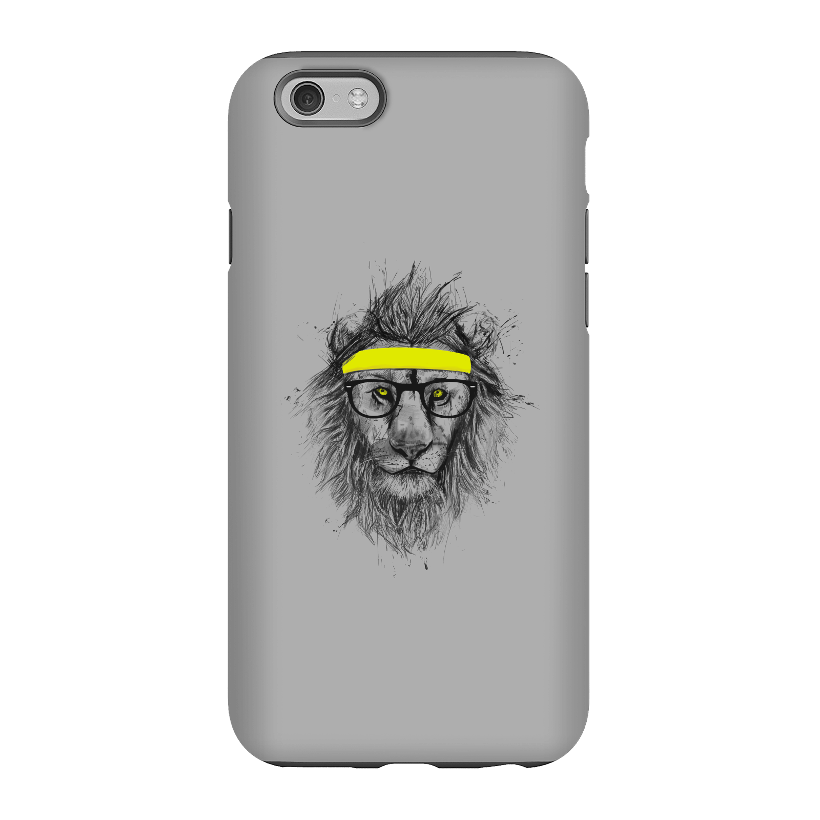 Balazs Solti Lion And Sweatband Phone Case for iPhone and Android - iPhone 6 - Tough Case - Gloss