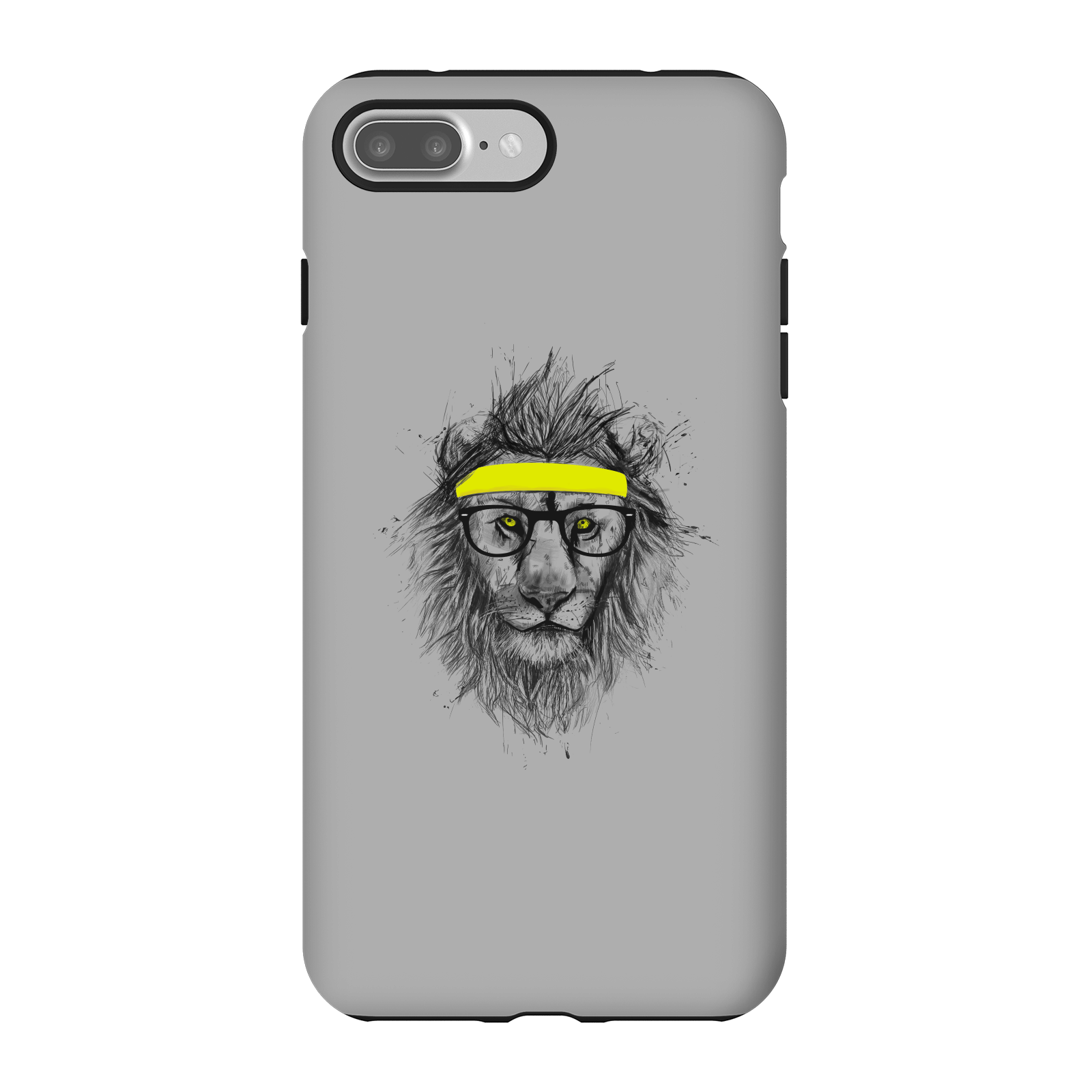 Balazs Solti Lion And Sweatband Phone Case for iPhone and Android - iPhone 7 Plus - Tough Case - Gloss