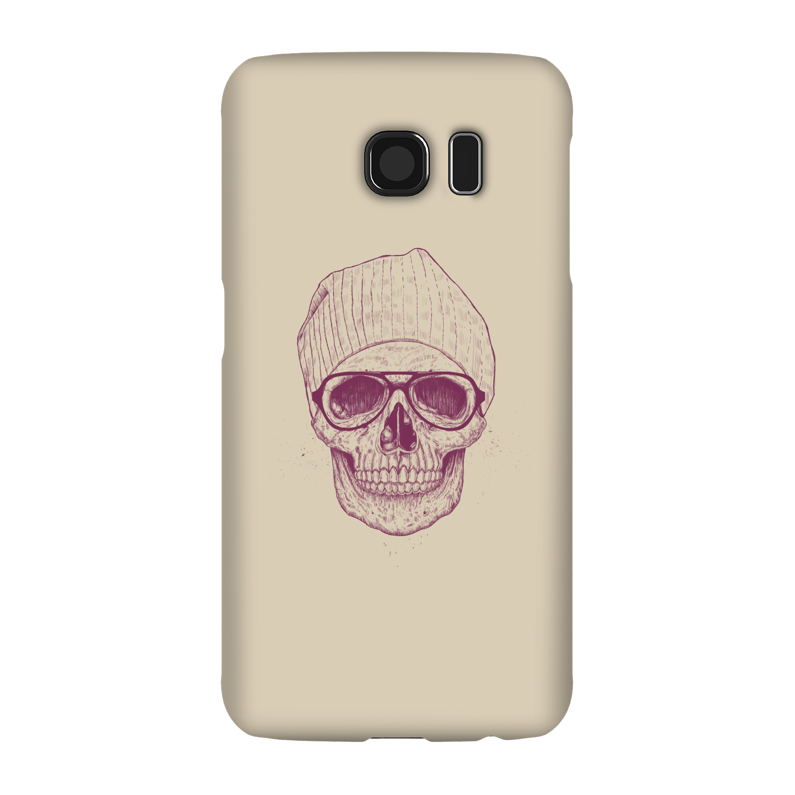 Balazs Solti Skull Phone Case for iPhone and Android - Samsung S6 - Snap Case - Matte