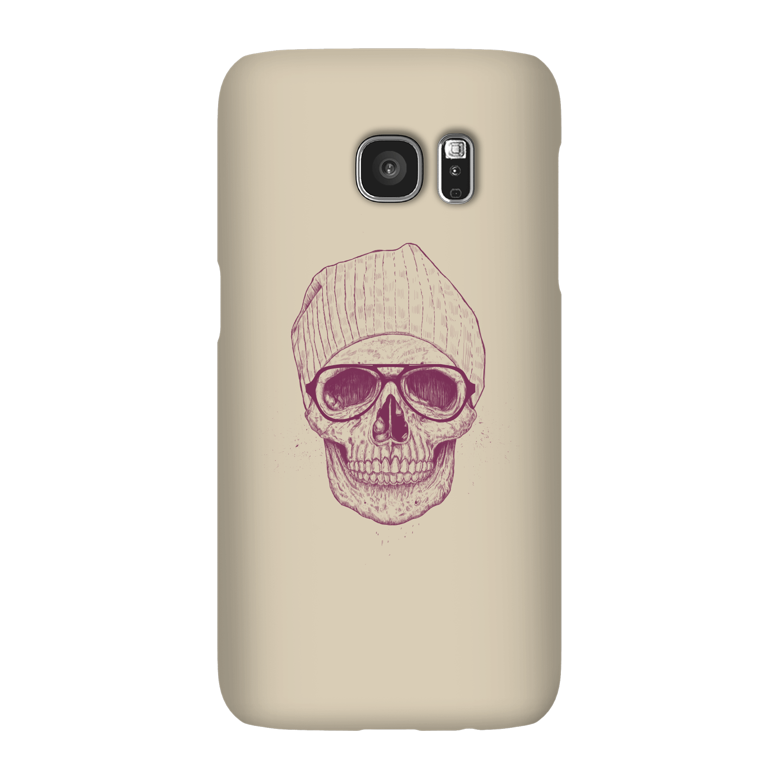 Balazs Solti Skull Phone Case for iPhone and Android - Samsung S7 - Snap Case - Matte