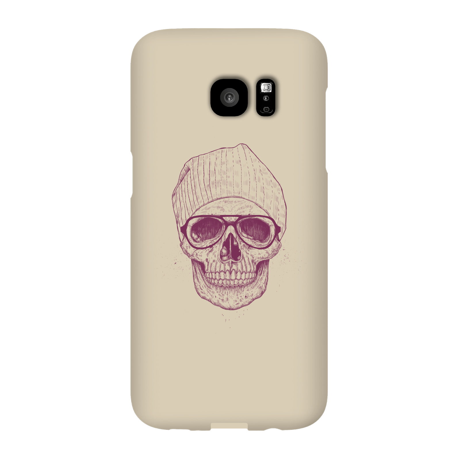 Balazs Solti Skull Phone Case for iPhone and Android - Samsung S7 Edge - Snap Case - Matte