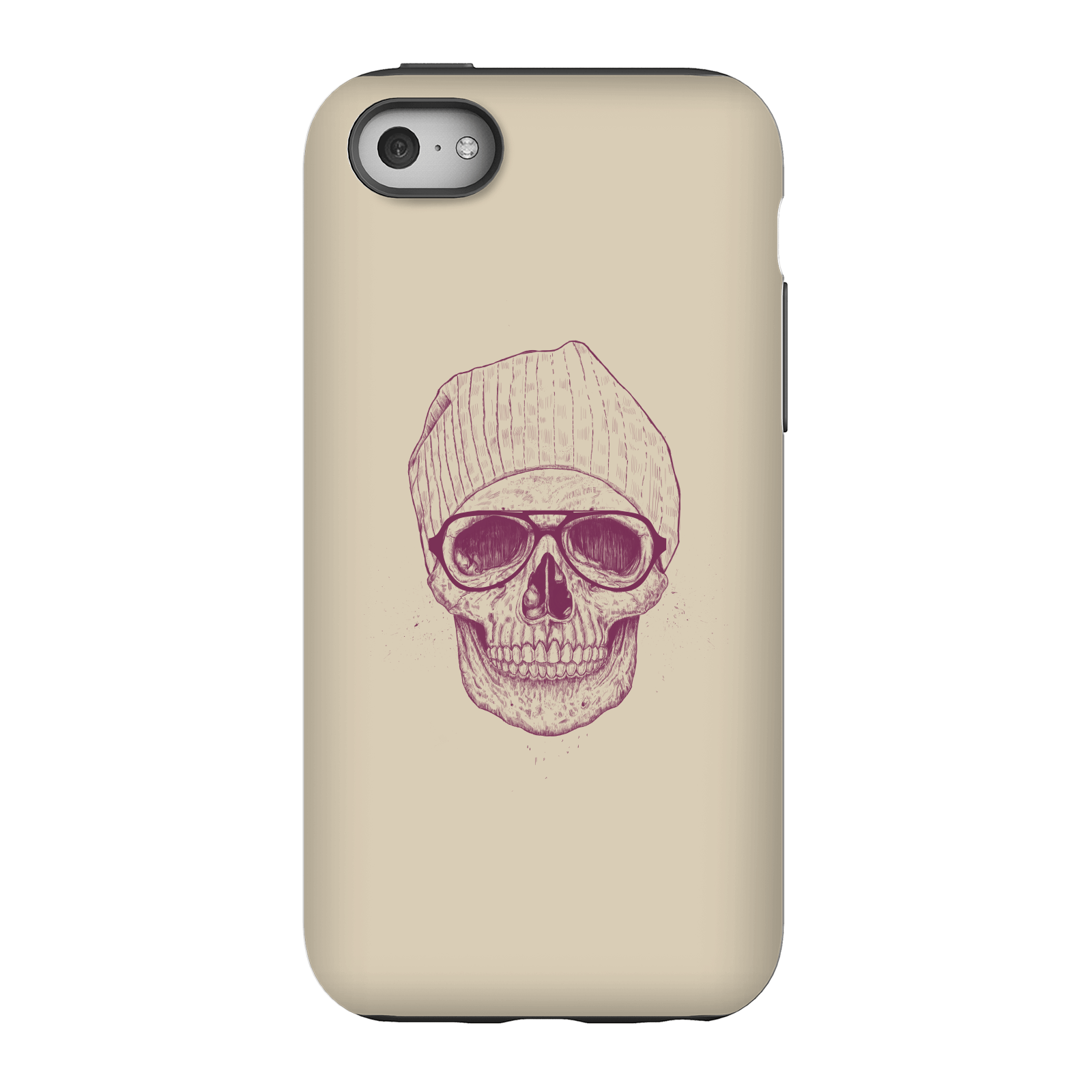 Balazs Solti Skull Phone Case for iPhone and Android - iPhone 5C - Tough Case - Matte