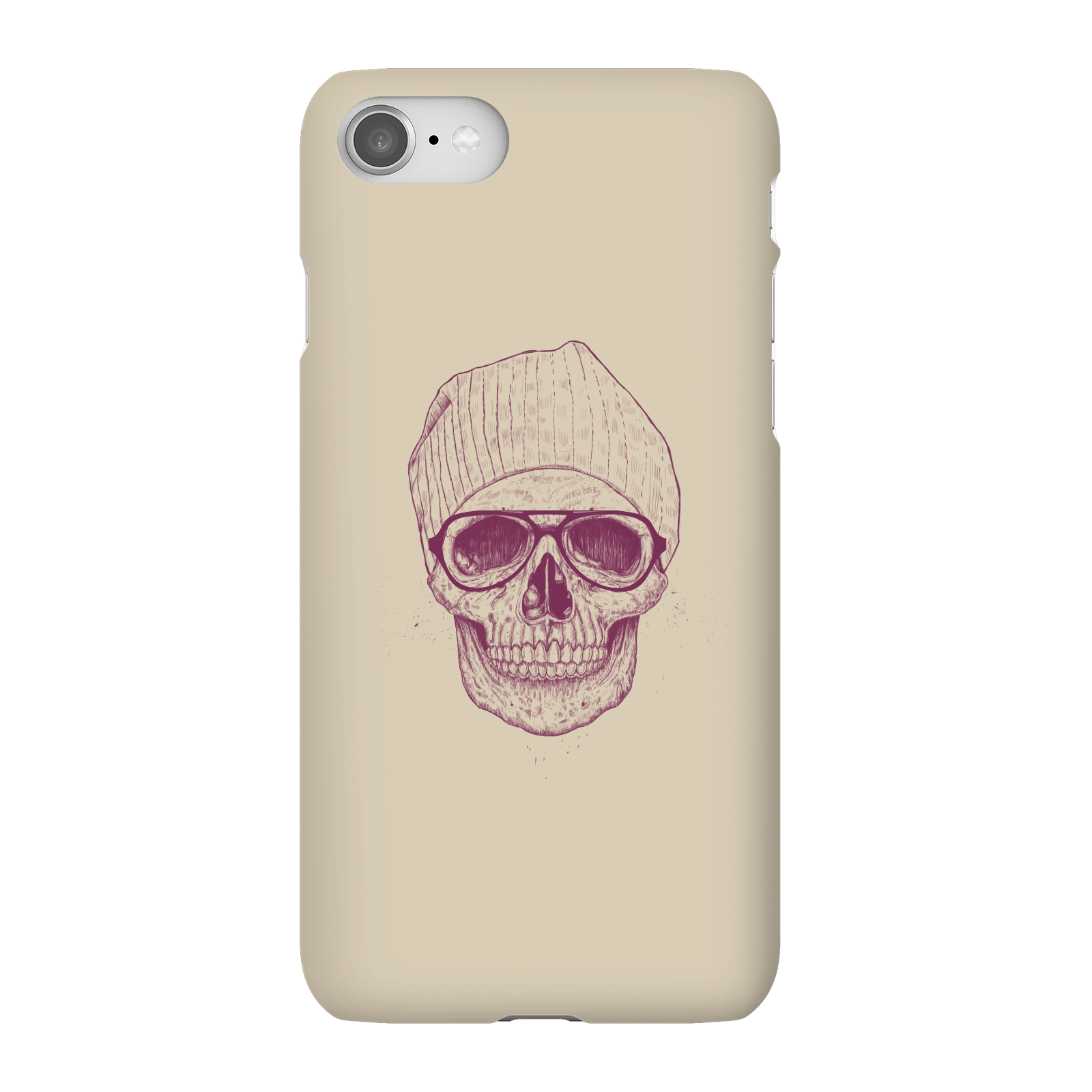 Balazs Solti Skull Phone Case for iPhone and Android - iPhone 8 - Snap Case - Gloss