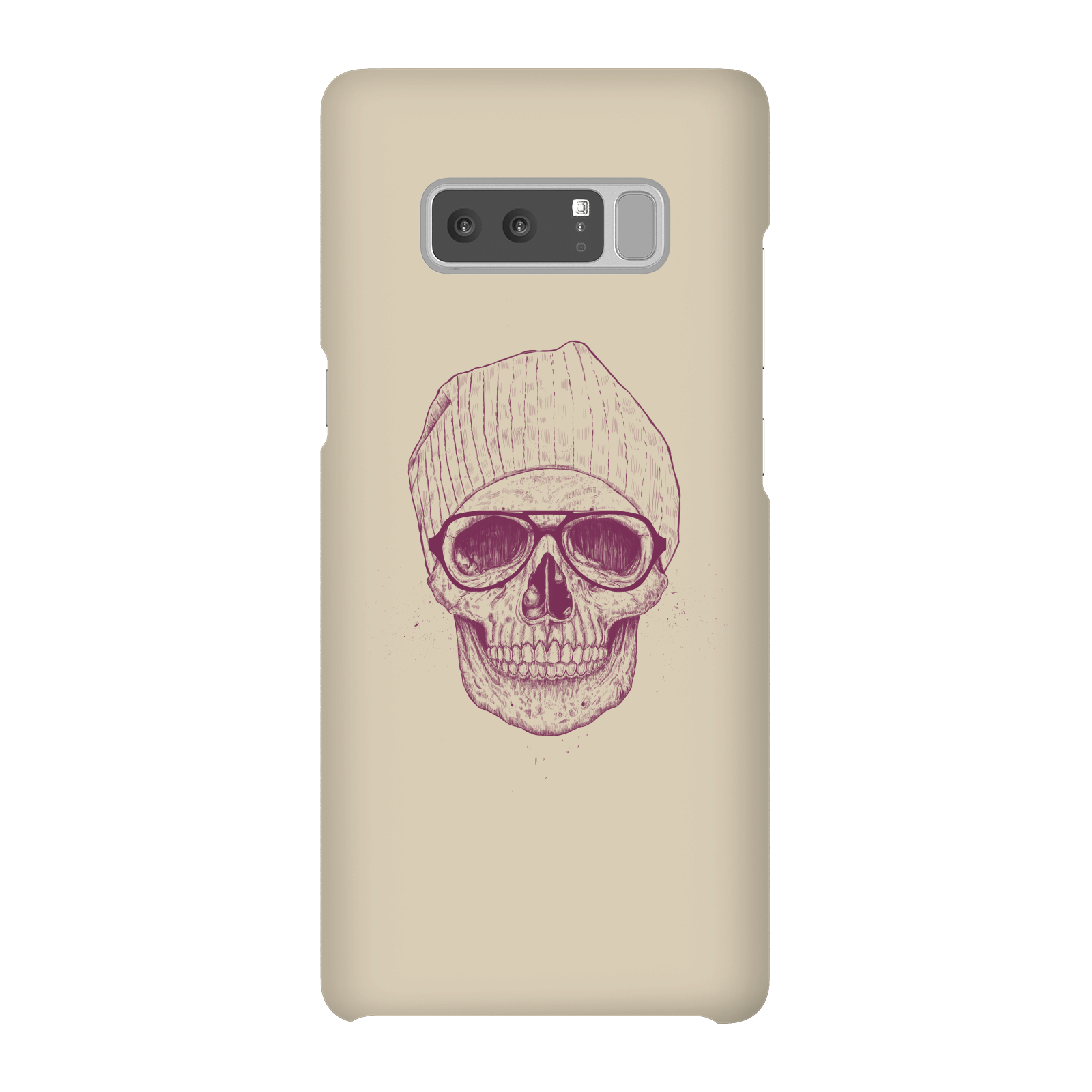 Balazs Solti Skull Phone Case for iPhone and Android - Samsung Note 8 - Snap Case - Gloss