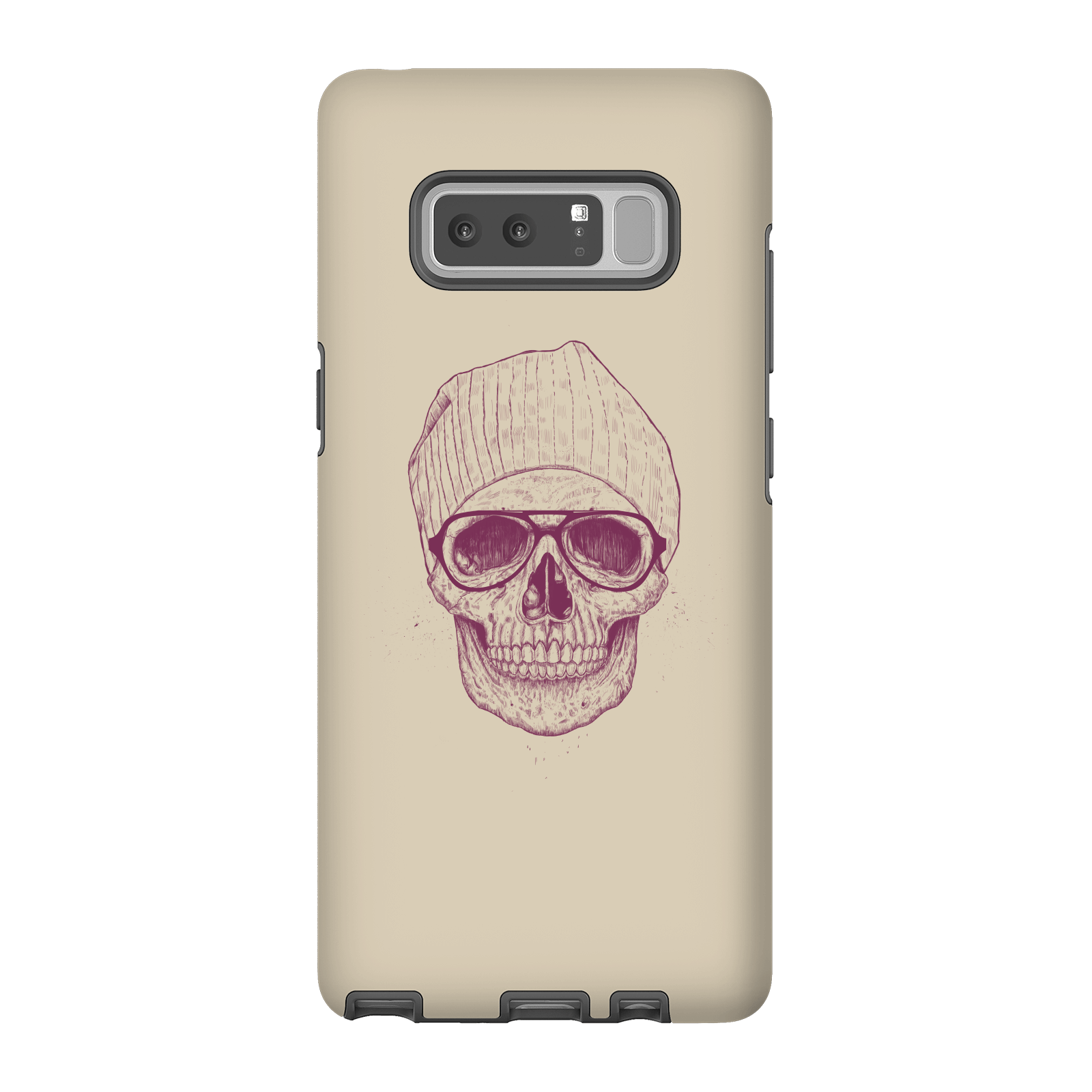 Balazs Solti Skull Phone Case for iPhone and Android - Samsung Note 8 - Tough Case - Gloss