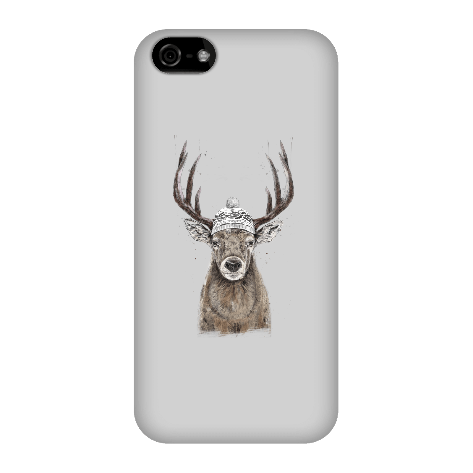 Balazs Solti Winter Deer Phone Case for iPhone and Android - iPhone 5C - Snap Case - Matte