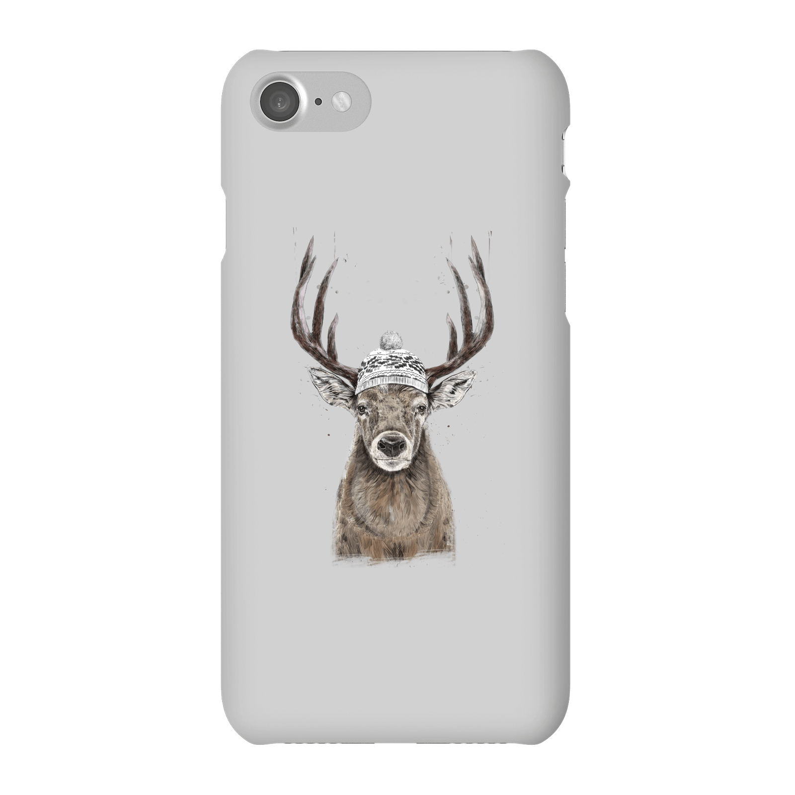 Balazs Solti Winter Deer Phone Case for iPhone and Android - iPhone 7 - Snap Case - Matte