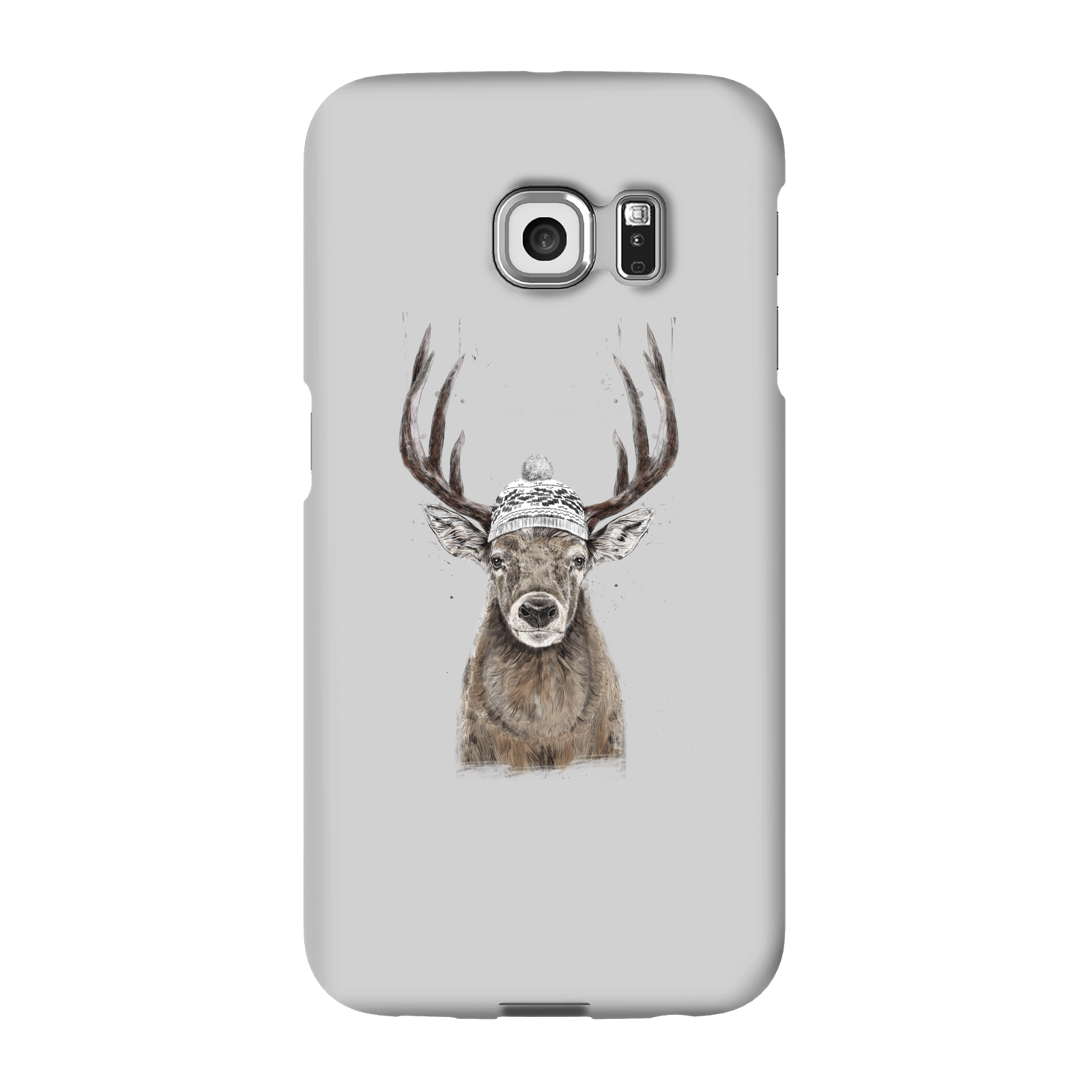 Balazs Solti Winter Deer Phone Case for iPhone and Android - Samsung S6 Edge - Snap Case - Matte