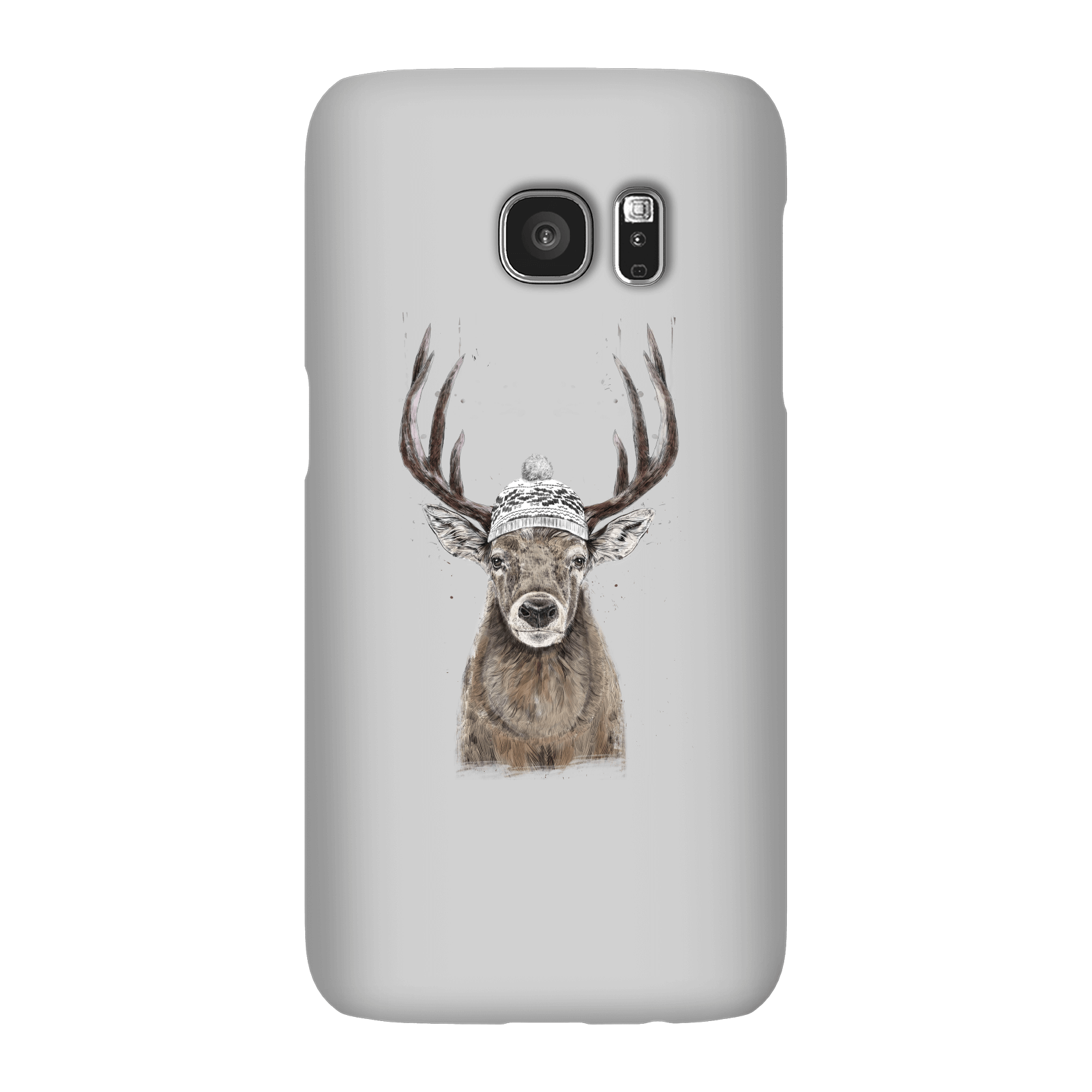 Balazs Solti Winter Deer Phone Case for iPhone and Android - Samsung S7 - Snap Case - Matte