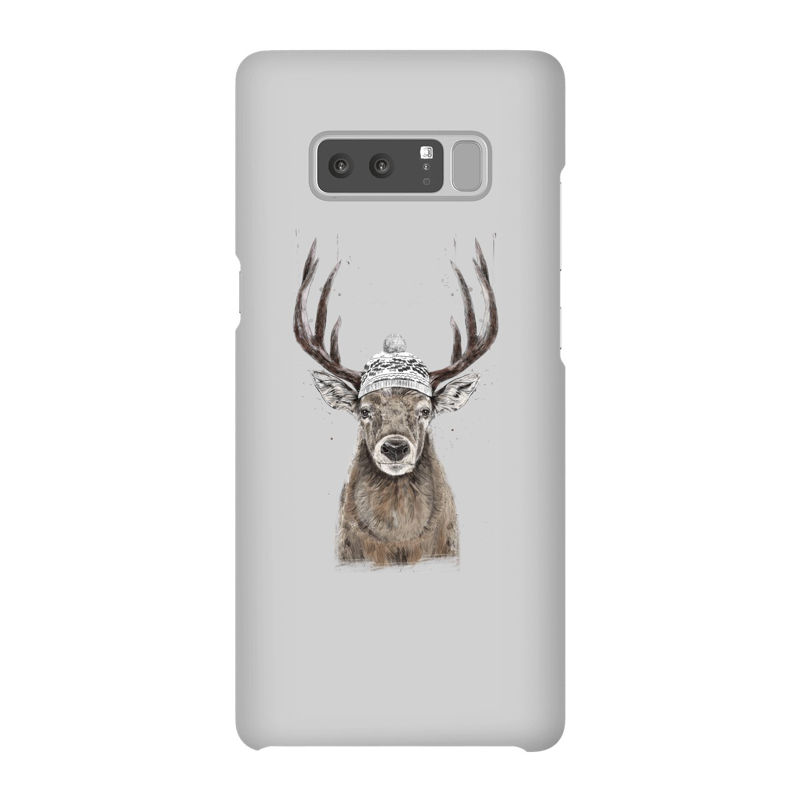 Balazs Solti Winter Deer Phone Case for iPhone and Android - Samsung Note 8 - Snap Case - Matte