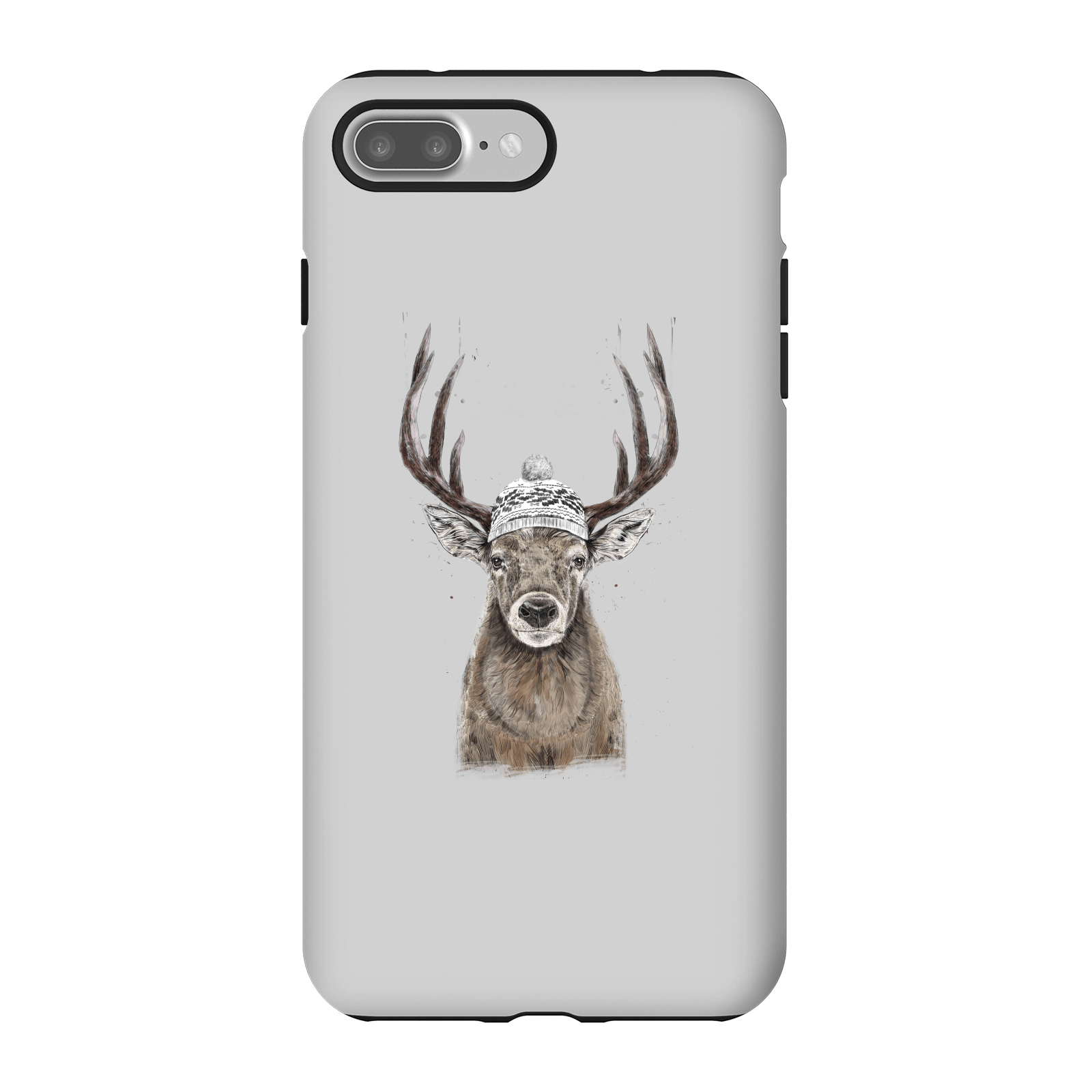 Balazs Solti Winter Deer Phone Case for iPhone and Android - iPhone 7 Plus - Tough Case - Matte