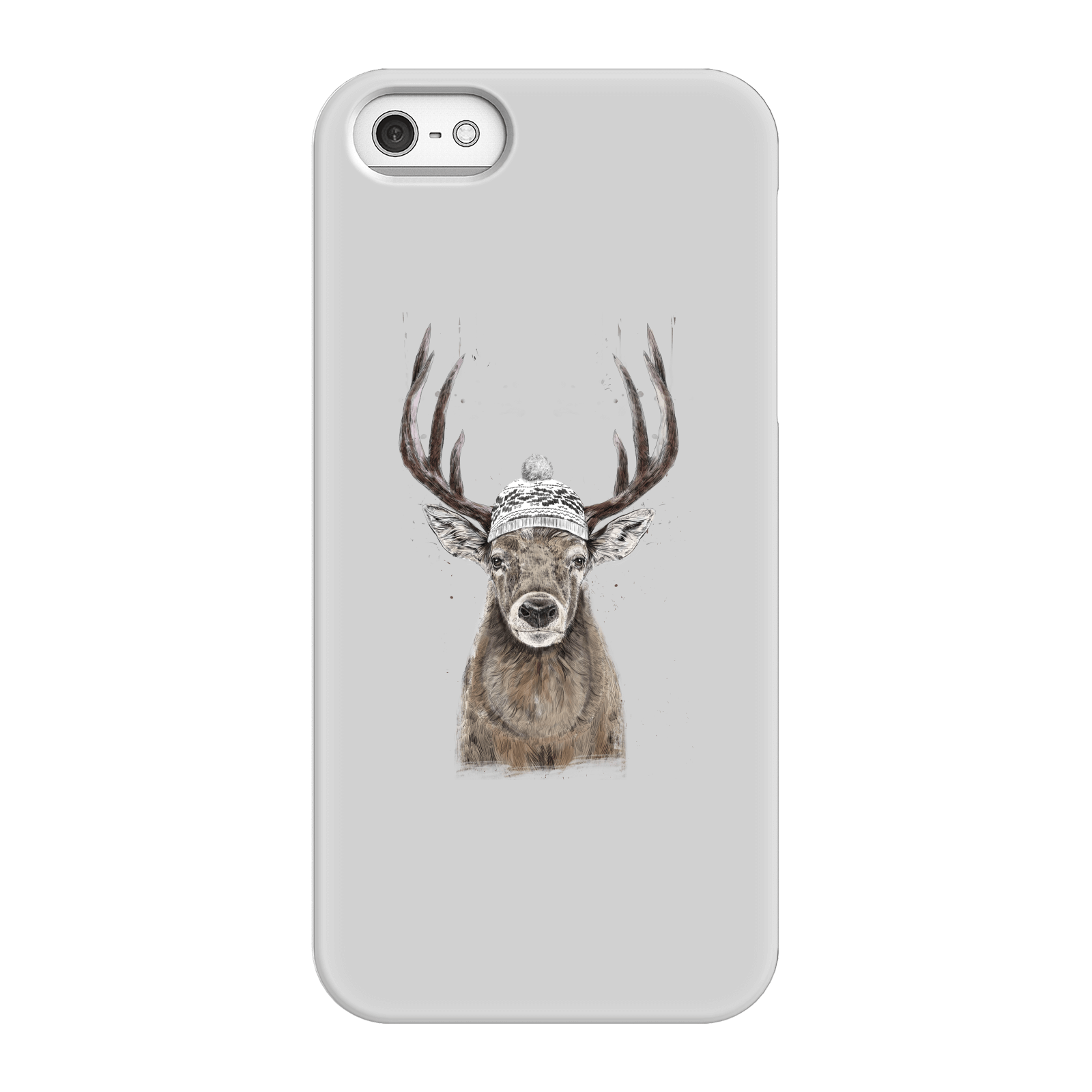 Balazs Solti Winter Deer Phone Case for iPhone and Android - iPhone 5/5s - Snap Case - Gloss