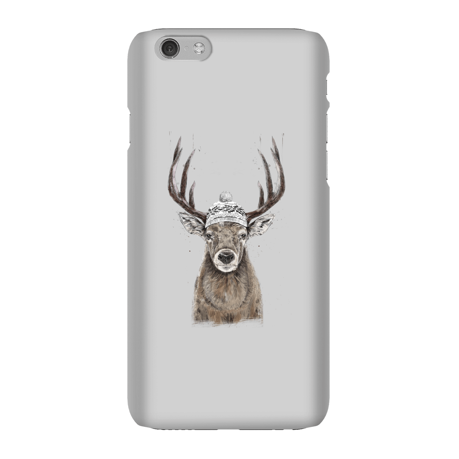 Balazs Solti Winter Deer Phone Case for iPhone and Android - iPhone 6 - Snap Case - Gloss
