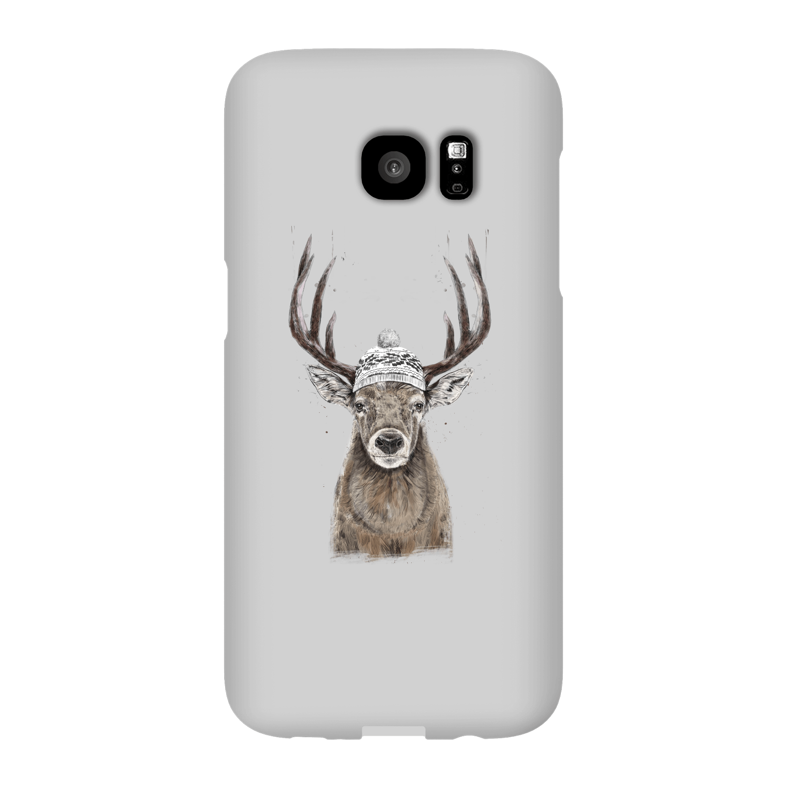 Balazs Solti Winter Deer Phone Case for iPhone and Android - Samsung S7 Edge - Snap Case - Gloss