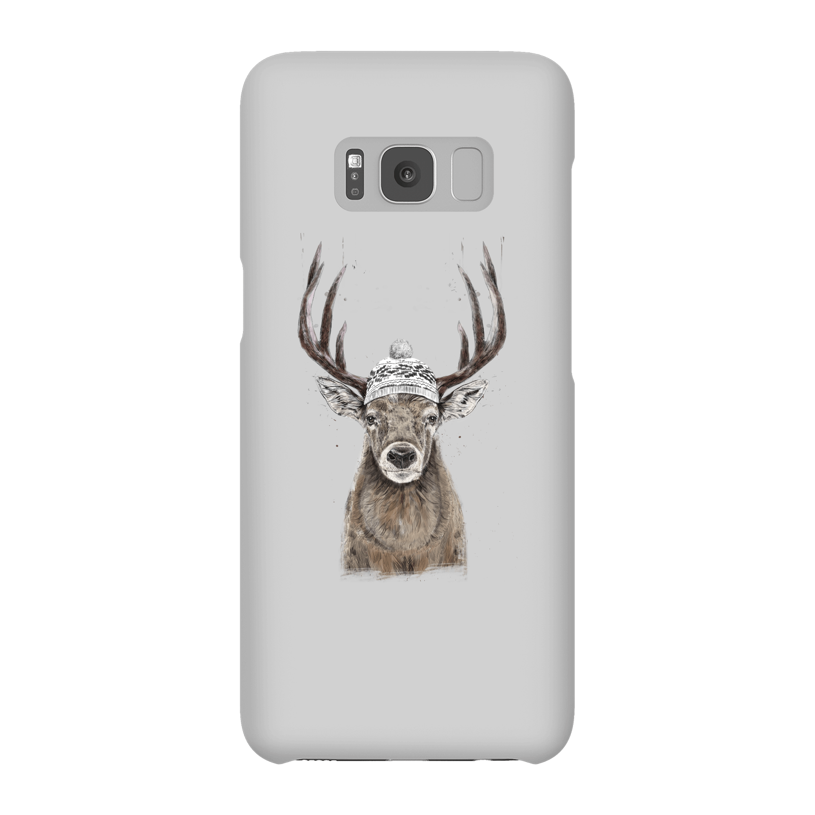 Balazs Solti Winter Deer Phone Case for iPhone and Android - Samsung S8 - Snap Case - Gloss