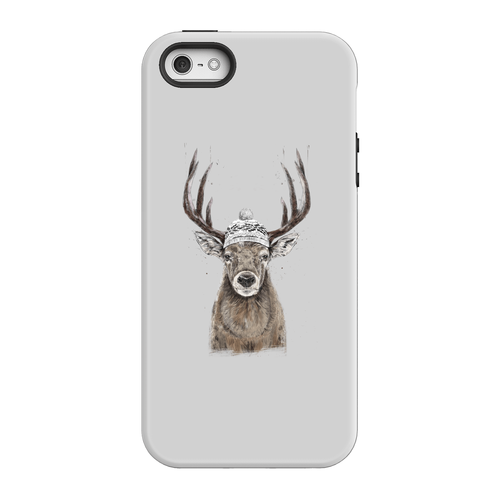Balazs Solti Winter Deer Phone Case for iPhone and Android - iPhone 5/5s - Tough Case - Gloss