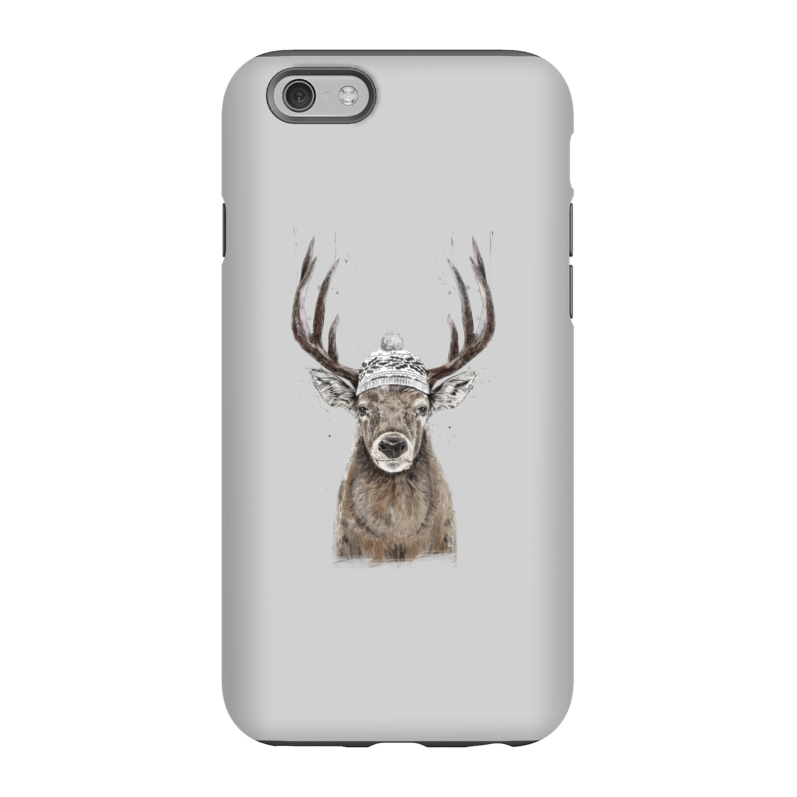 Balazs Solti Winter Deer Phone Case for iPhone and Android - iPhone 6S - Tough Case - Gloss