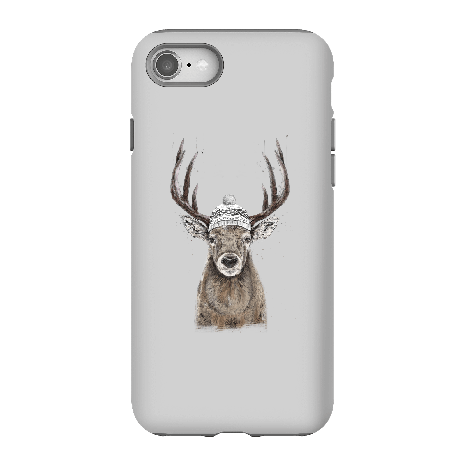 Balazs Solti Winter Deer Phone Case for iPhone and Android - iPhone 8 - Tough Case - Gloss