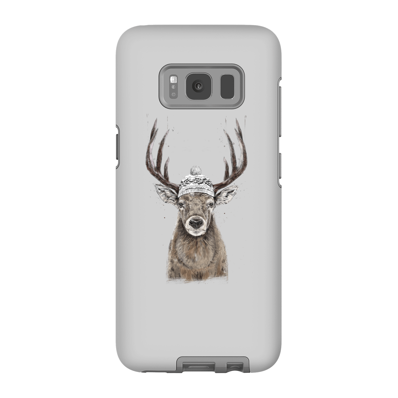 Balazs Solti Winter Deer Phone Case for iPhone and Android - Samsung S8 - Tough Case - Gloss