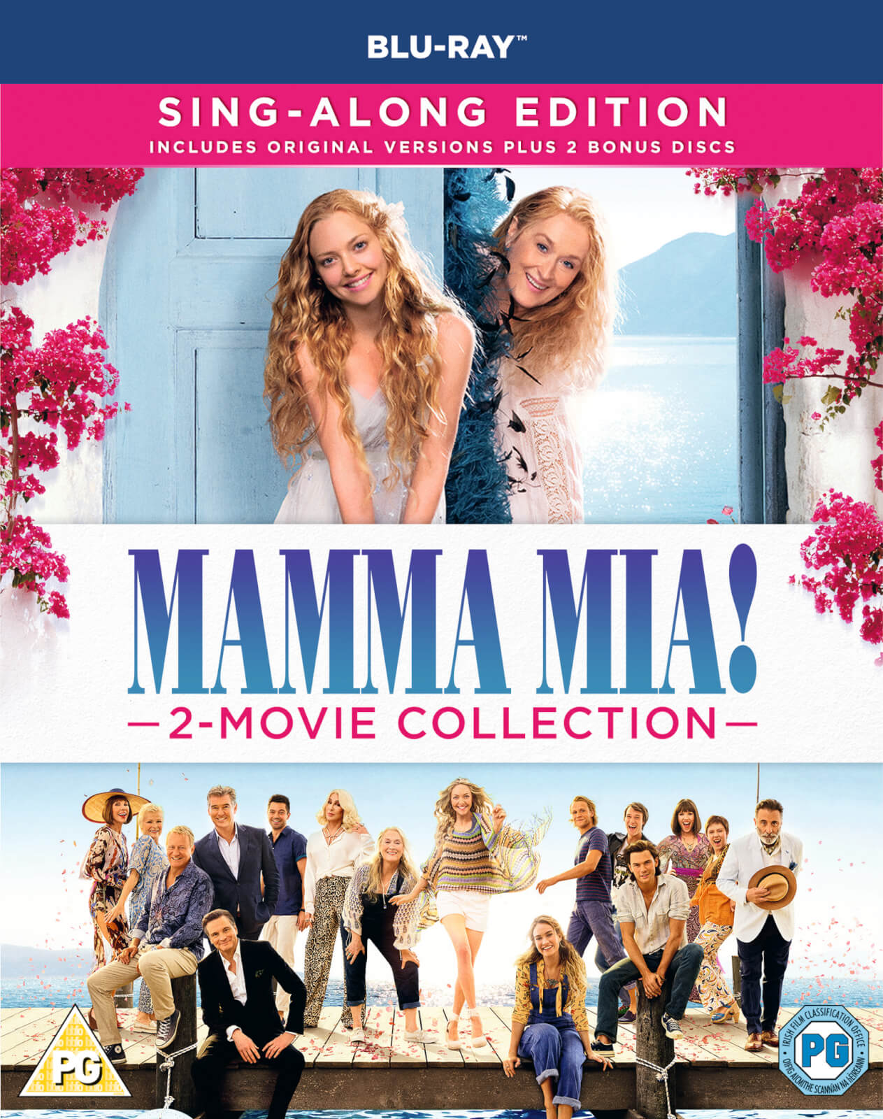 mamma mia! 2-movie collection  sing-along edition (blu-ray + 2 bonus discs)