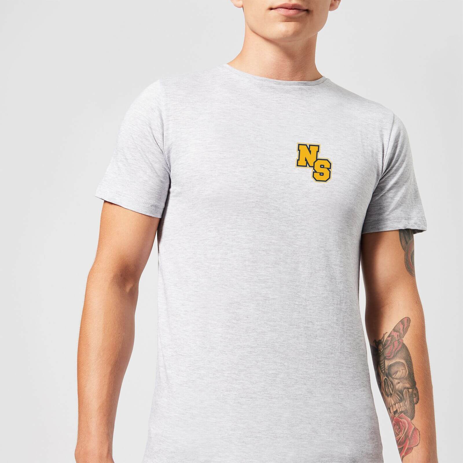 Native Shore NS Logo Men's T-Shirt - Grey - 3XL - Grey