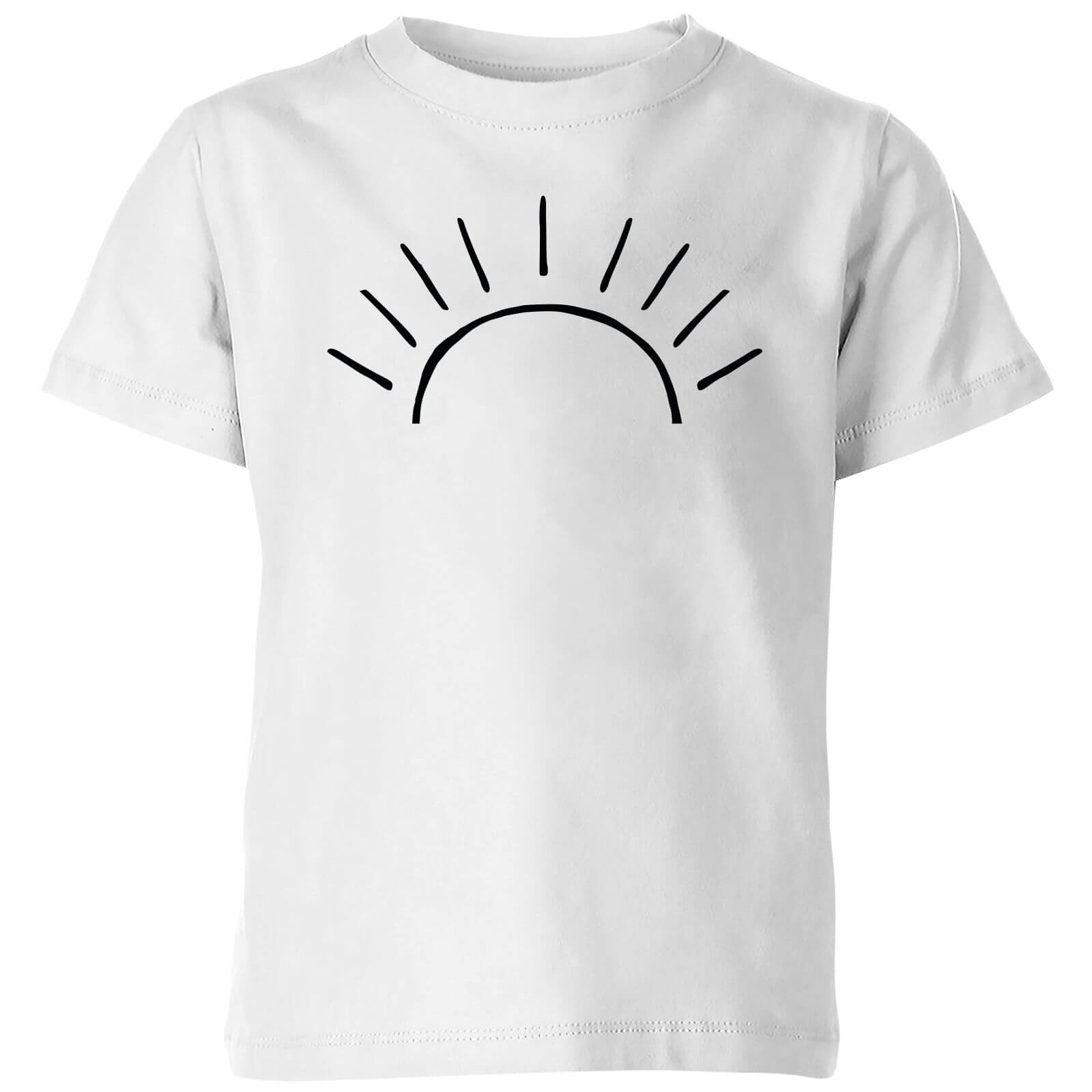 My Little Rascal Sun Linework Kids' T-Shirt - White - 3-4 Years - White