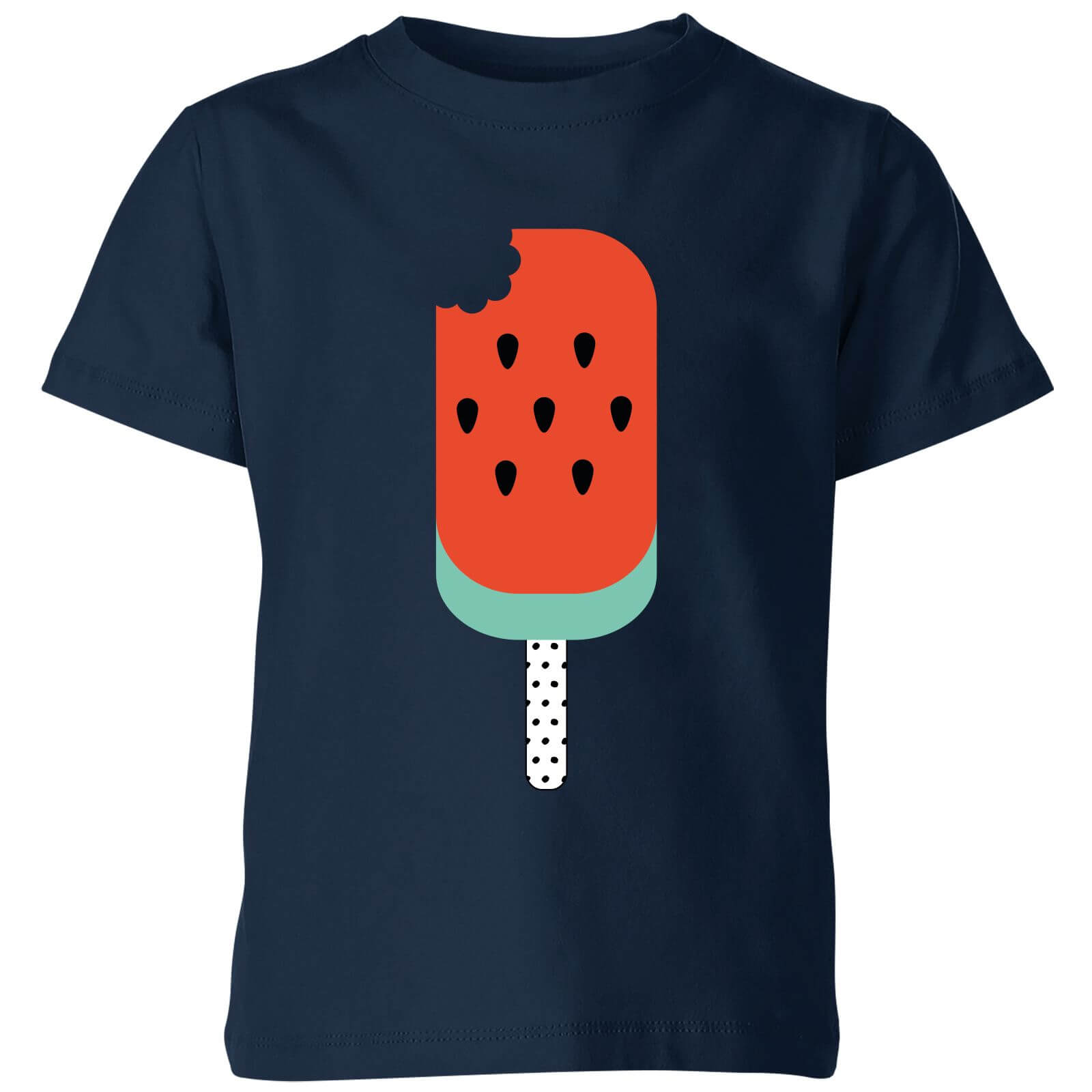 My Little Rascal Watermelon Lolly Kids' T-Shirt - Navy - 3-4 Years