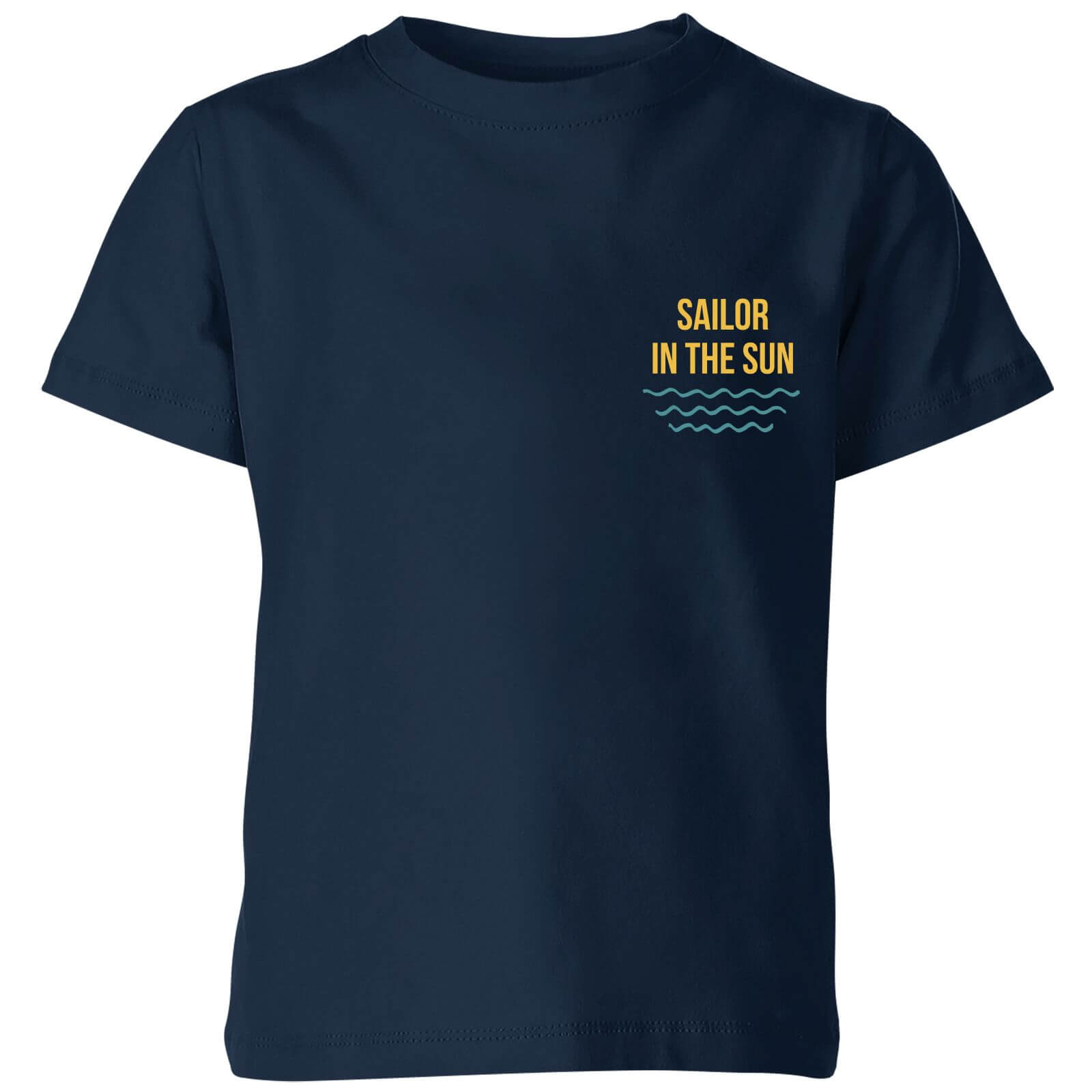 My Little Rascal Sailor In The Sun Kids' T-Shirt - Navy - 7-8 Years - Navy
