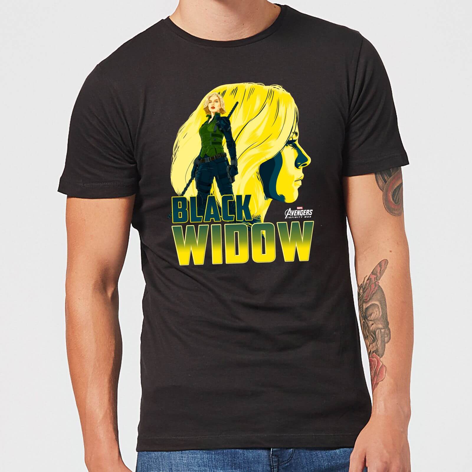 

T-Shirt Avengers Black Widow - Nero - Uomo - S