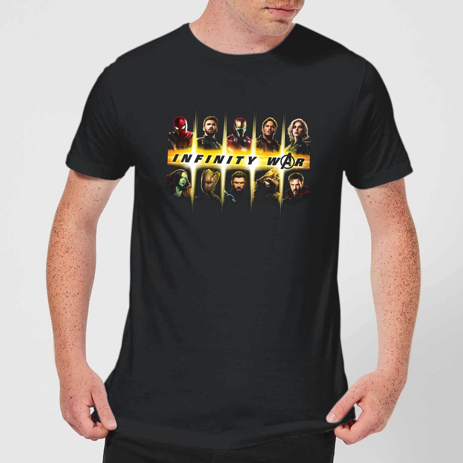 T-Shirt Homme L'Équipe Avengers - Noir - XXL