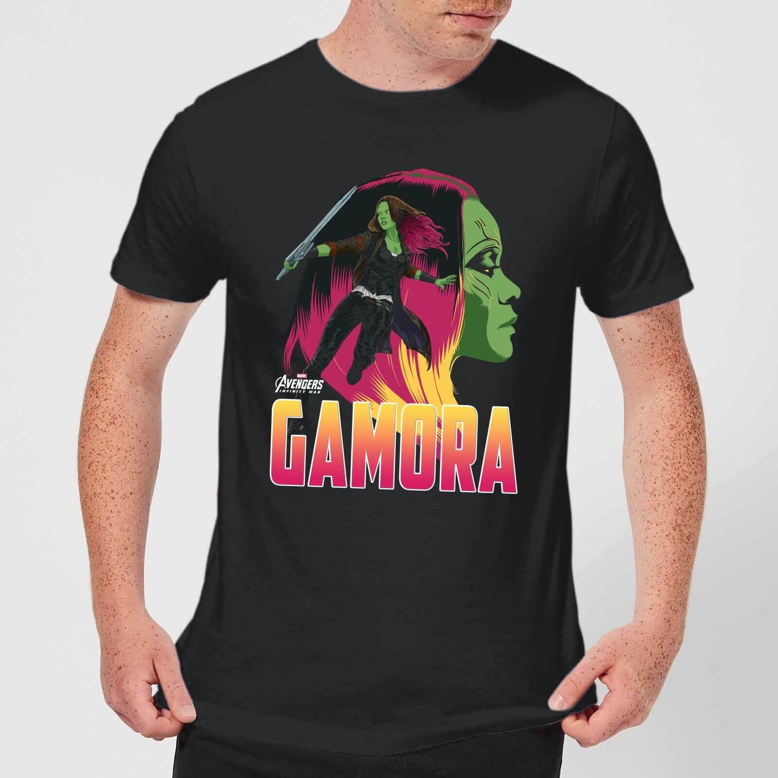 Avengers Gamora Men's T-Shirt - Black - XL